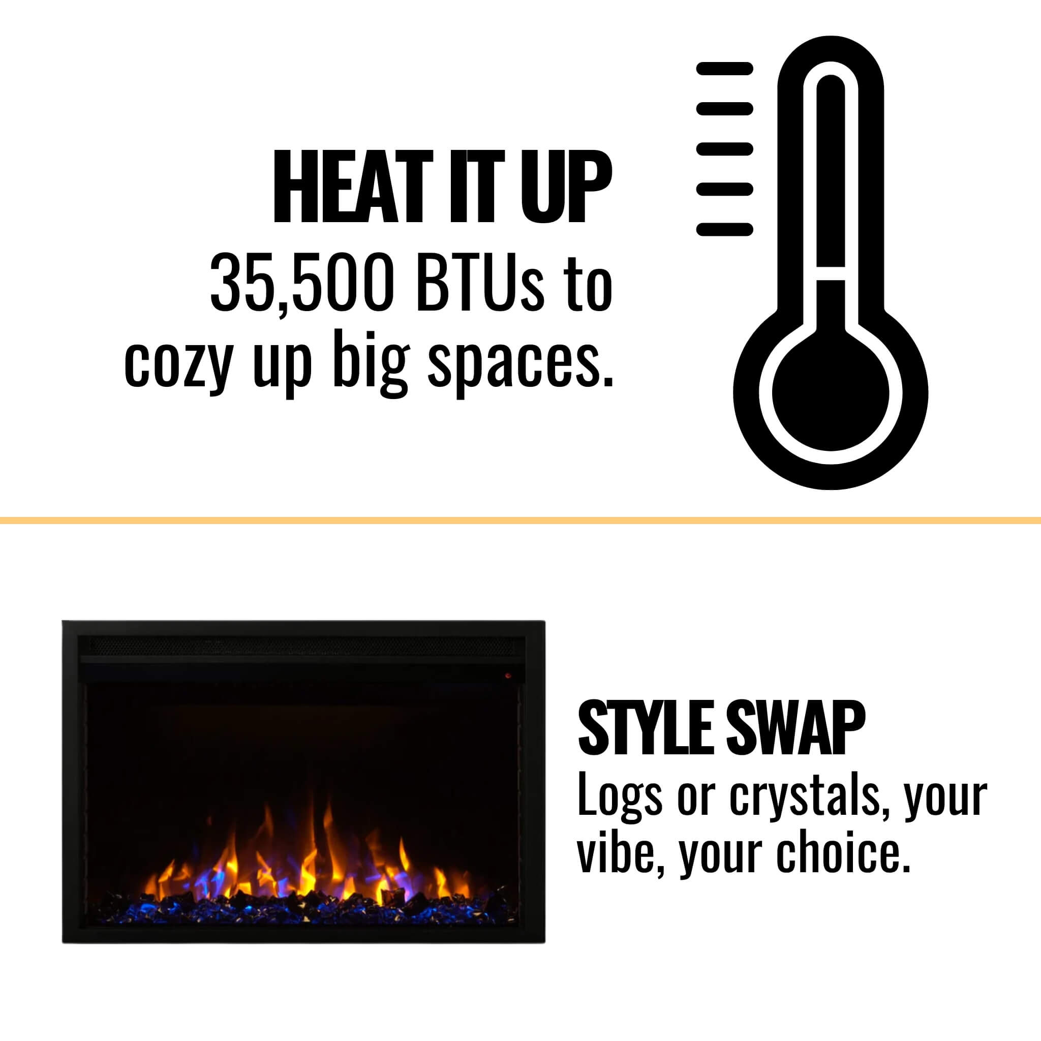 Napoleon Cineview 30 Self-Trimming Electric Fireplace Insert, 30" [NEFB30H] (SAK31022) - Energize Trek