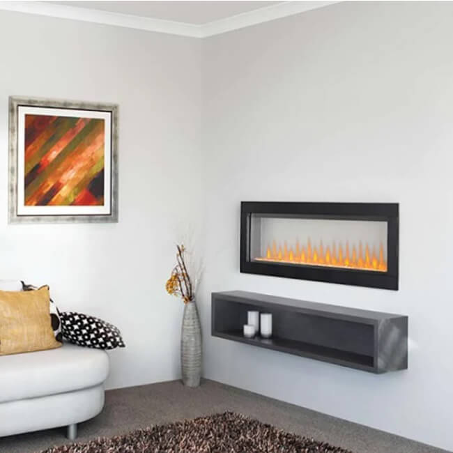 Napoleon Clearion Elite 60 Fully Recessed See Thru Wall Mounted Electric Fireplace, 60" [NEFBD60HE] (SAK31716) - Energize Trek