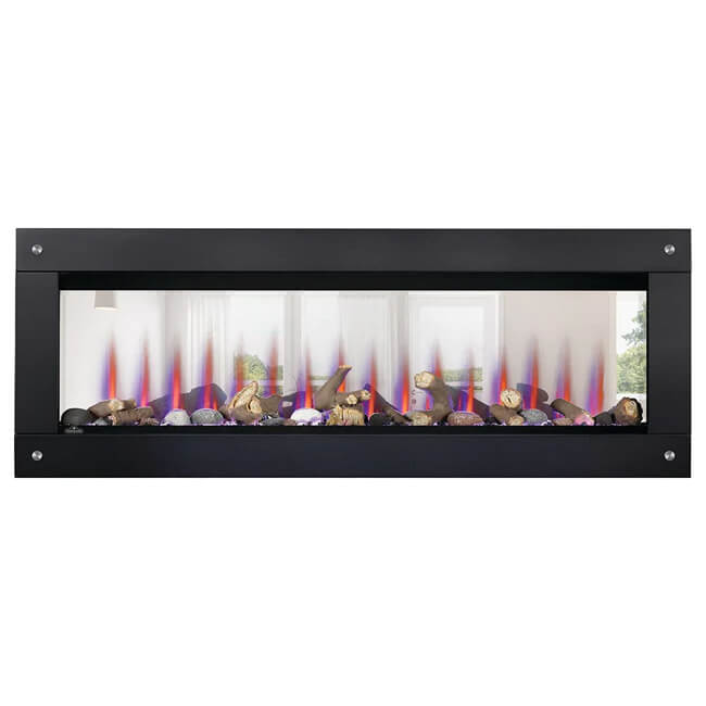 Napoleon Clearion Elite 60 Fully Recessed See Thru Wall Mounted Electric Fireplace, 60" [NEFBD60HE] (SAK31716) - Energize Trek