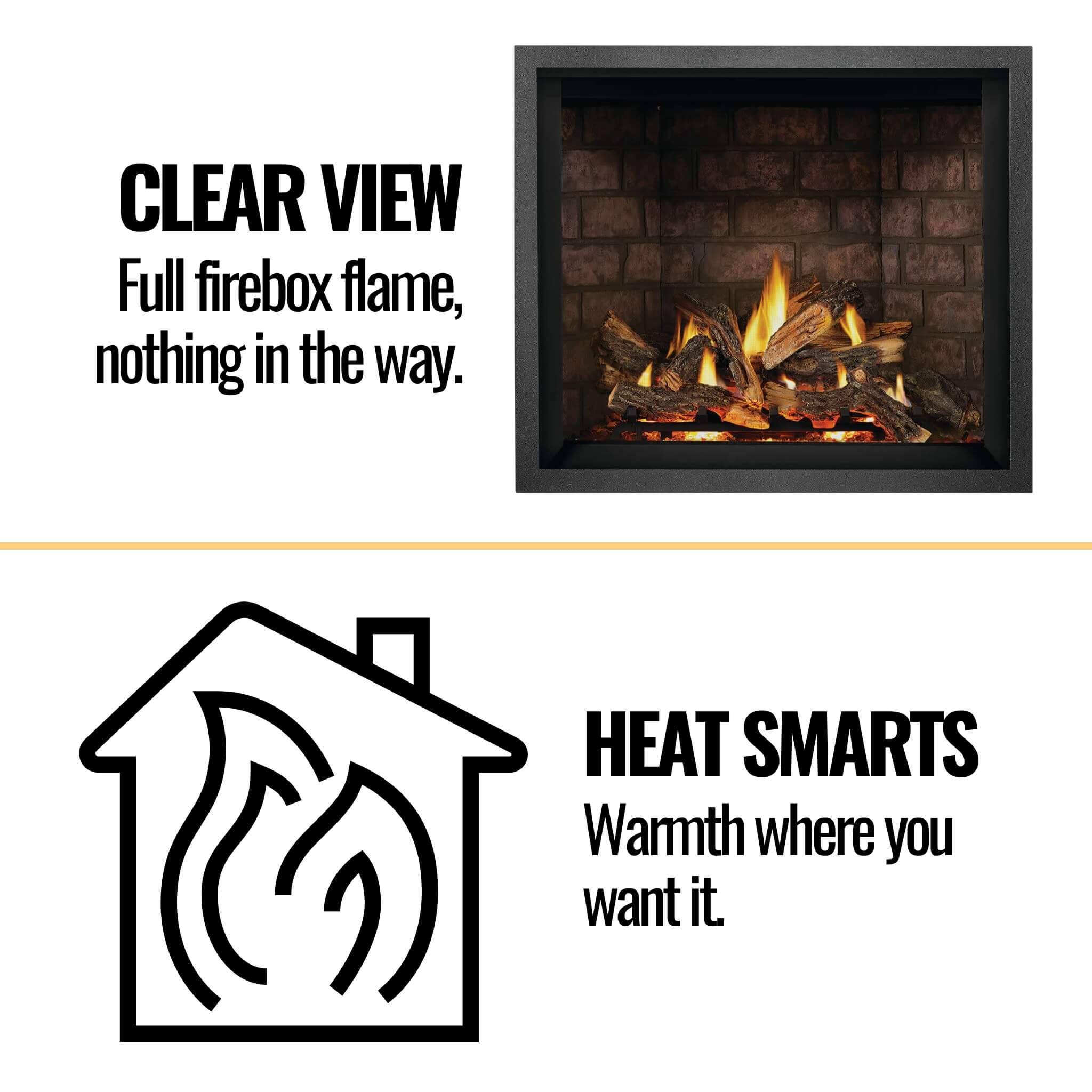 Napoleon Elevation X 42 Direct Vent Electronic Ignition Propane Gas Fireplace, 44" [EX42N/PTEL] (SAK83652) - Energize Trek