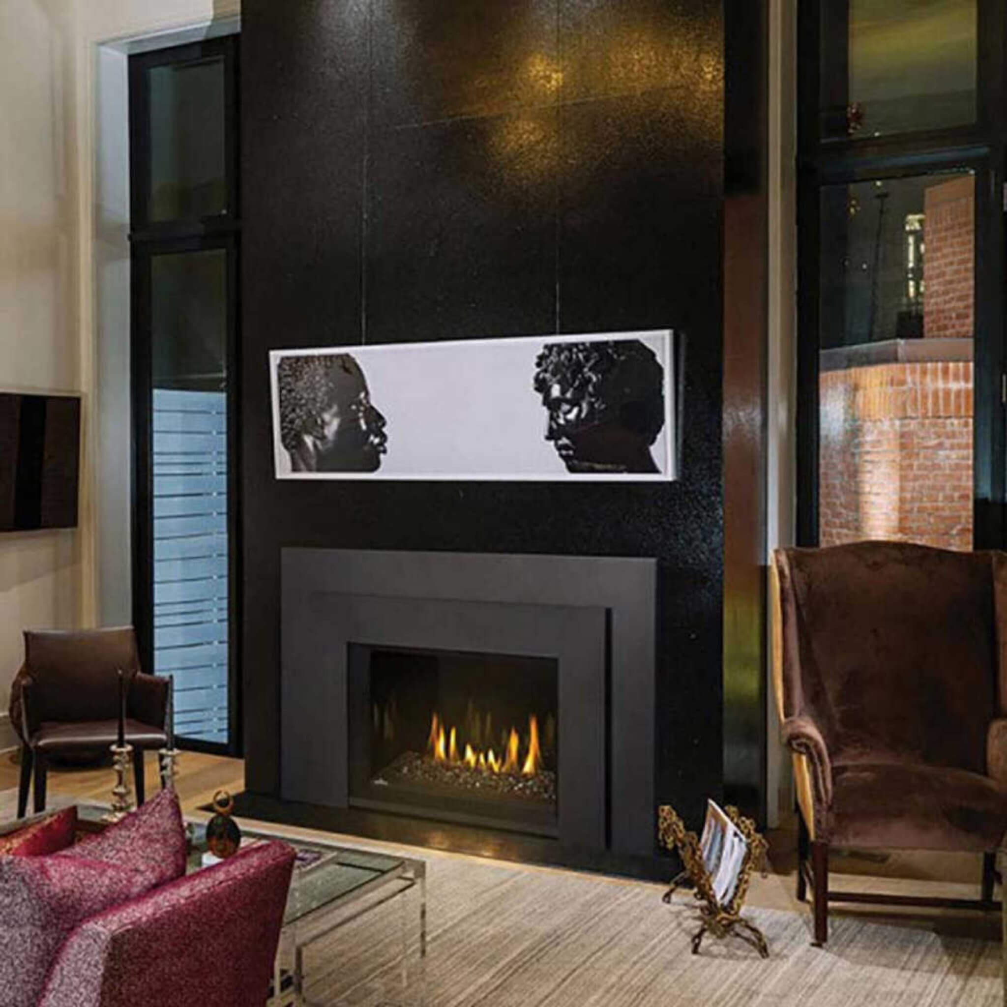 Napoleon Oakville 3 Glass Direct Vent Electronic Ignition Natural Gas Fireplace Insert, 28" [GDIG3N] (SAK29675) - Energize Trek