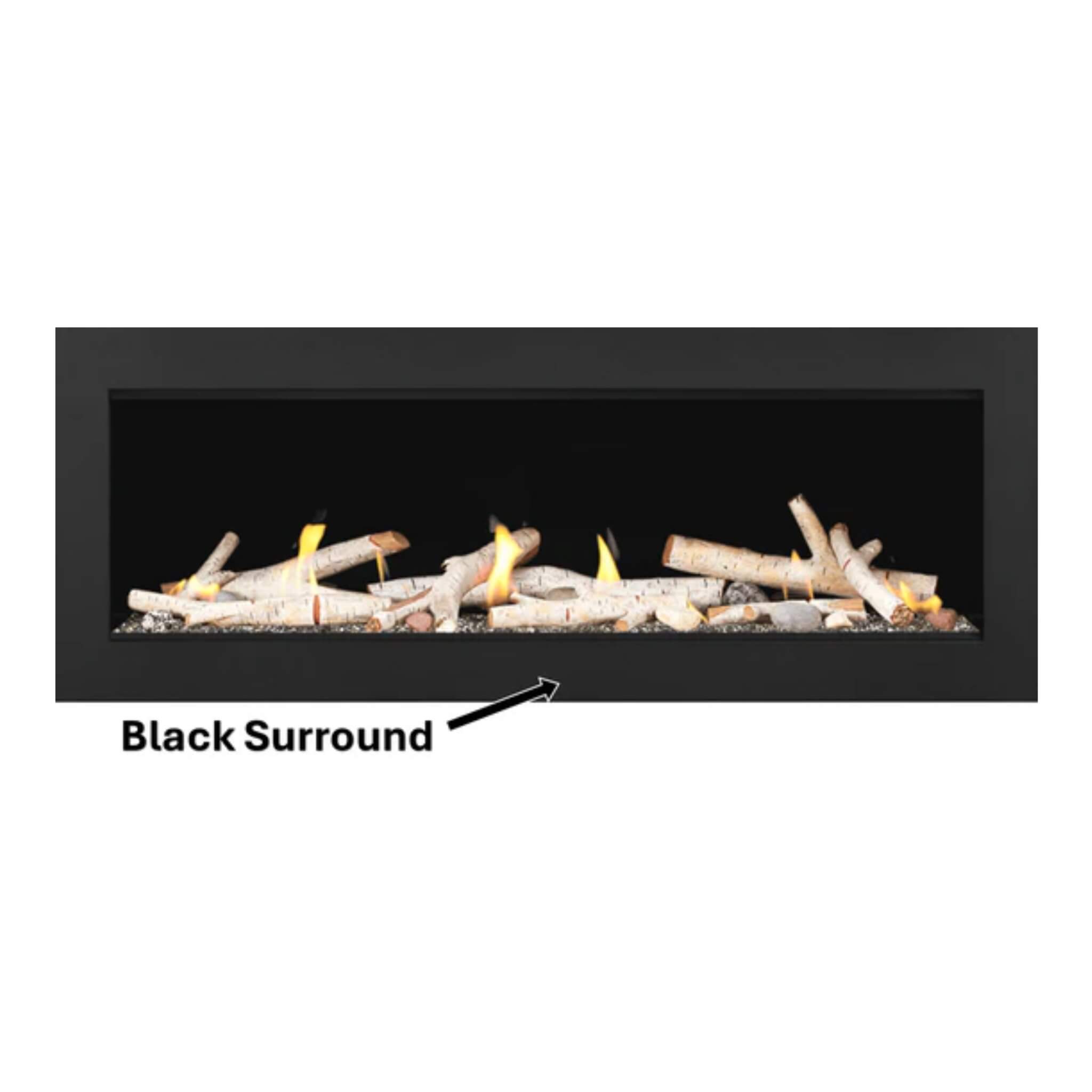 Napoleon Vector 50 Single-Sided Direct Vent Electronic Natural Gas Fireplace With Night Light System, 65" [LV50N-2] (SAK29481) - Energize Trek