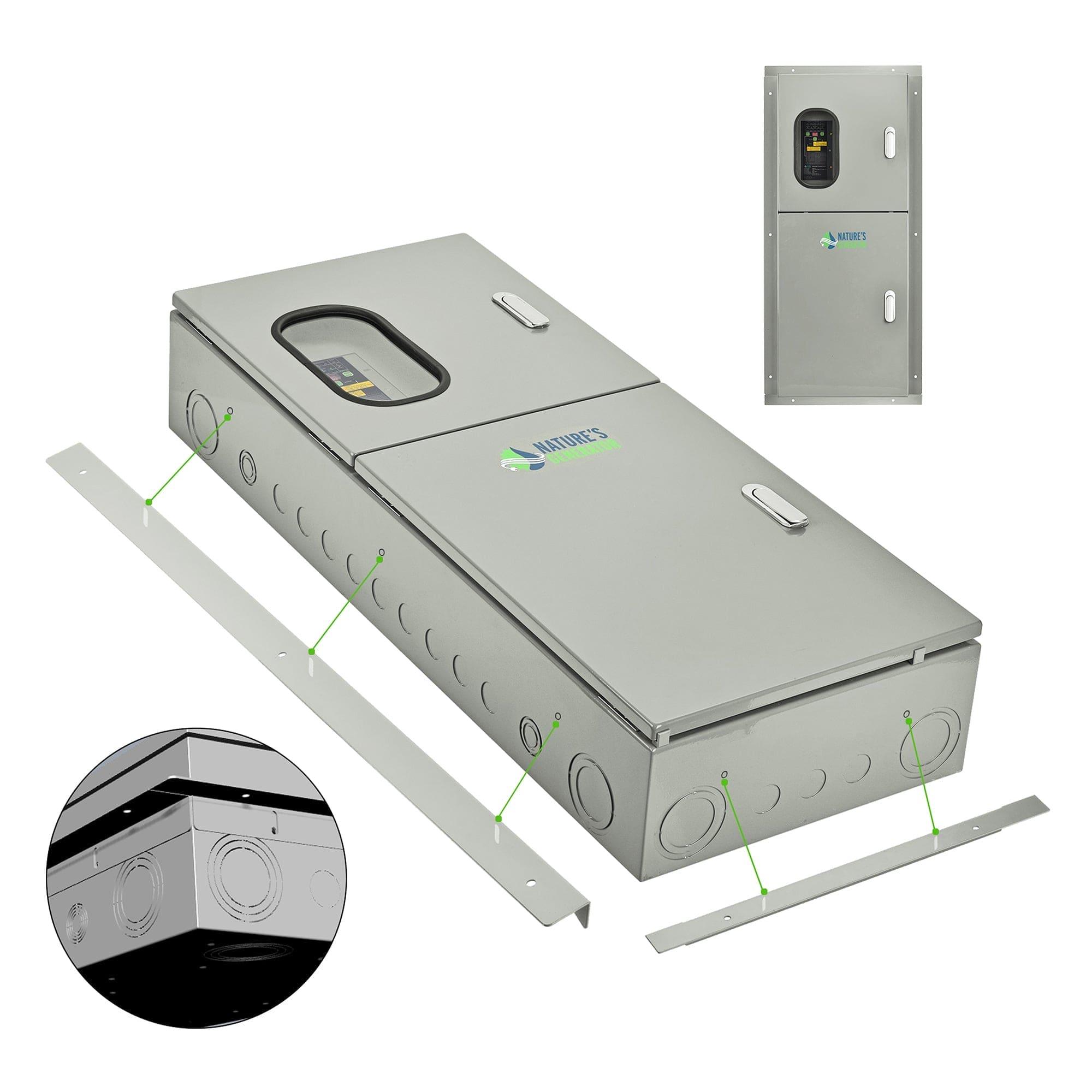 Nature's Generator 125A Automatic Transfer Switch Flush Mount - Energize Trek