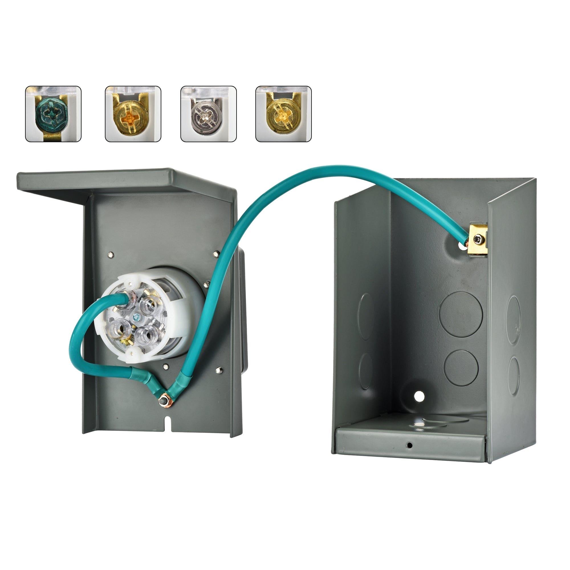 Nature's Generator 30A Power Inlet Box - Energize Trek