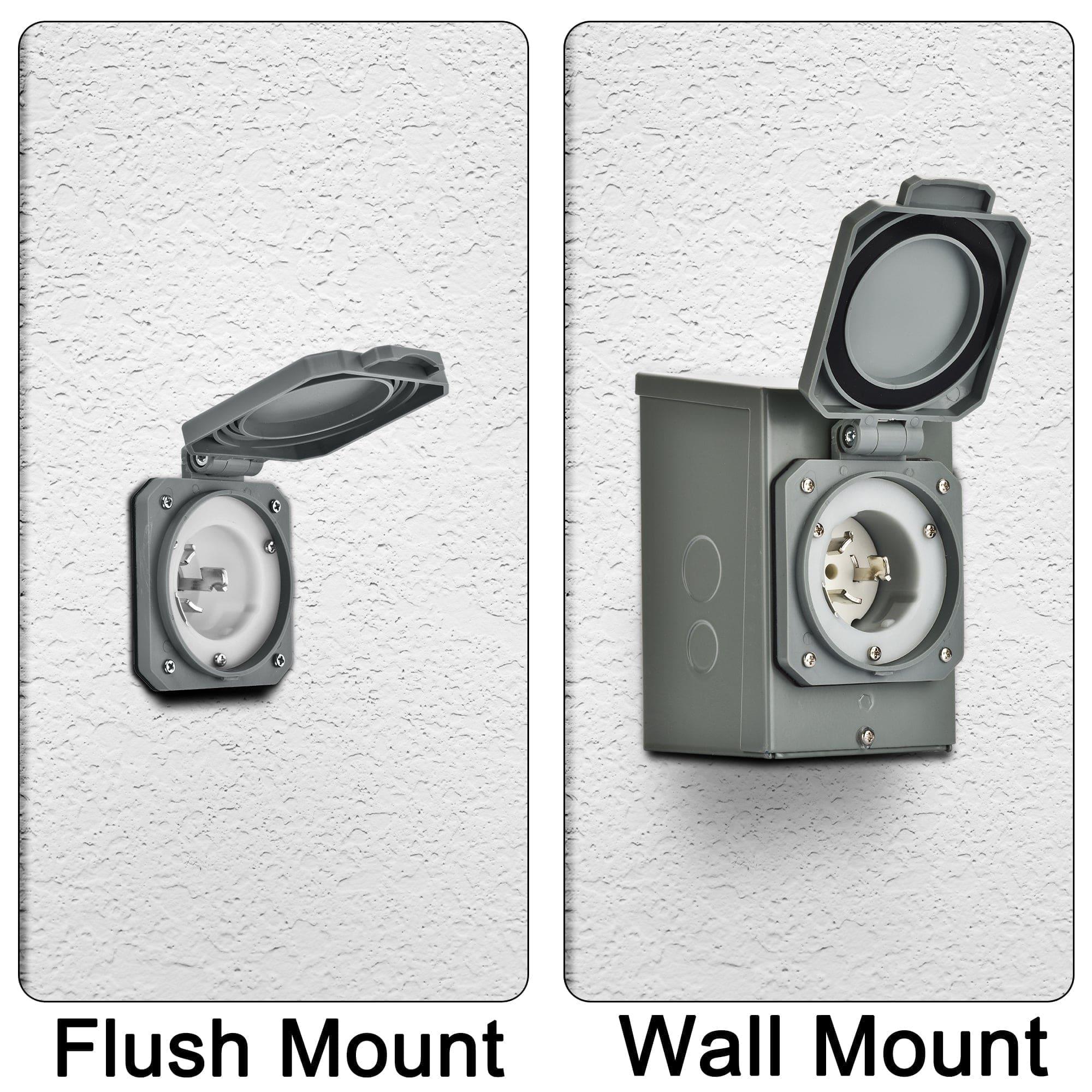 Nature's Generator 50A Power Inlet Box - Energize Trek