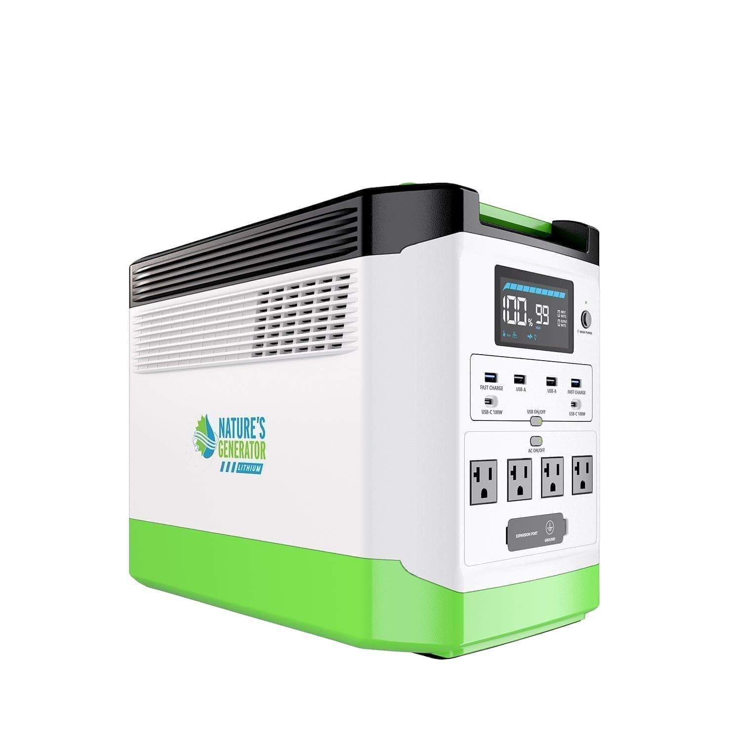 Refurbished Nature's Generator Lithium 1800 - Energize Trek