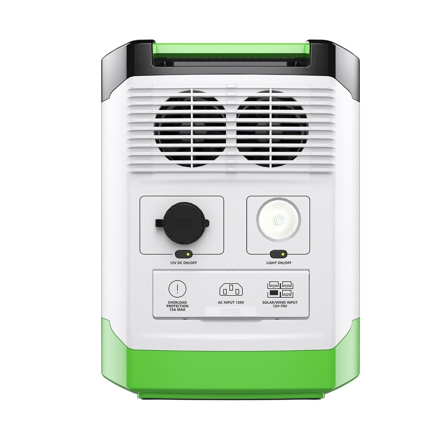 Nature's Generator Lithium 1800 Solar Generator and Transfer Switch - Energize Trek