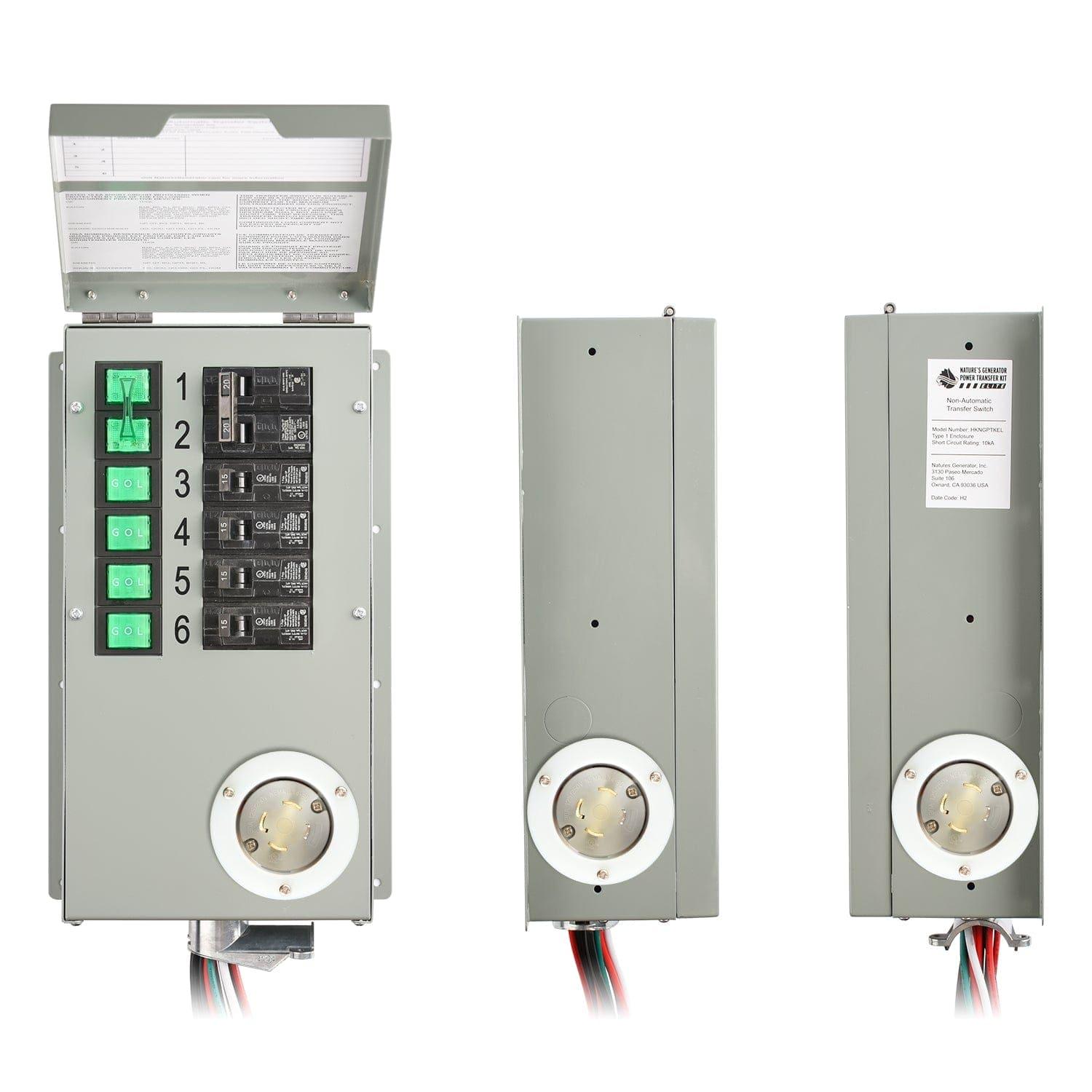 Nature's Generator Powerhouse Power Transfer Switch Kit - Energize Trek