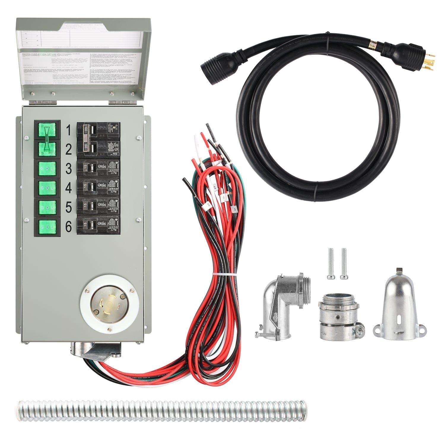 Nature's Generator Powerhouse Power Transfer Switch Kit - Energize Trek