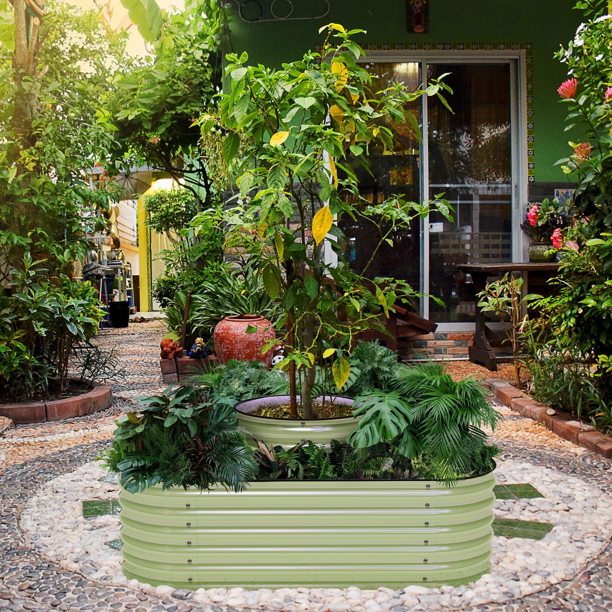Olle 4-Style Modular Galvanized Raised Garden Beds [Build 1 of 4 Configurations] - Energize Trek