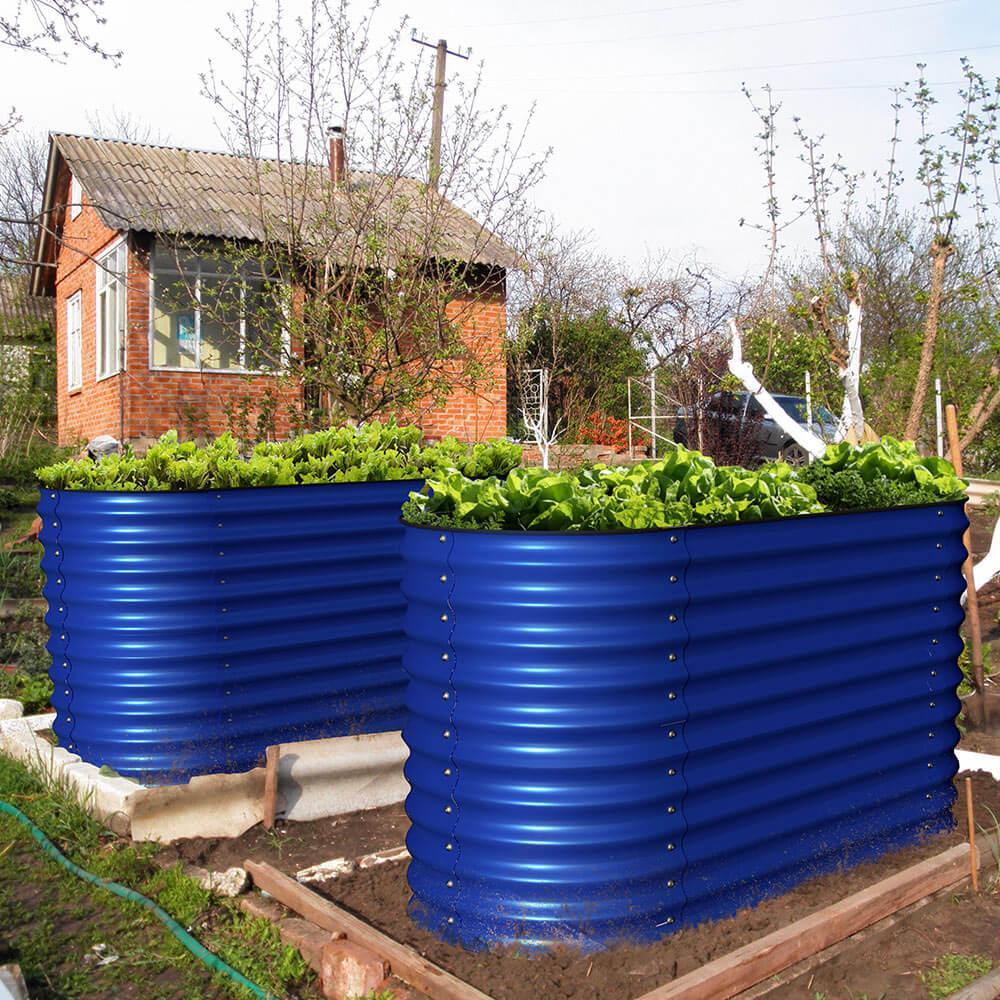Olle 4-Style Modular Galvanized Raised Garden Beds [Build 1 of 4 Configurations] - Energize Trek
