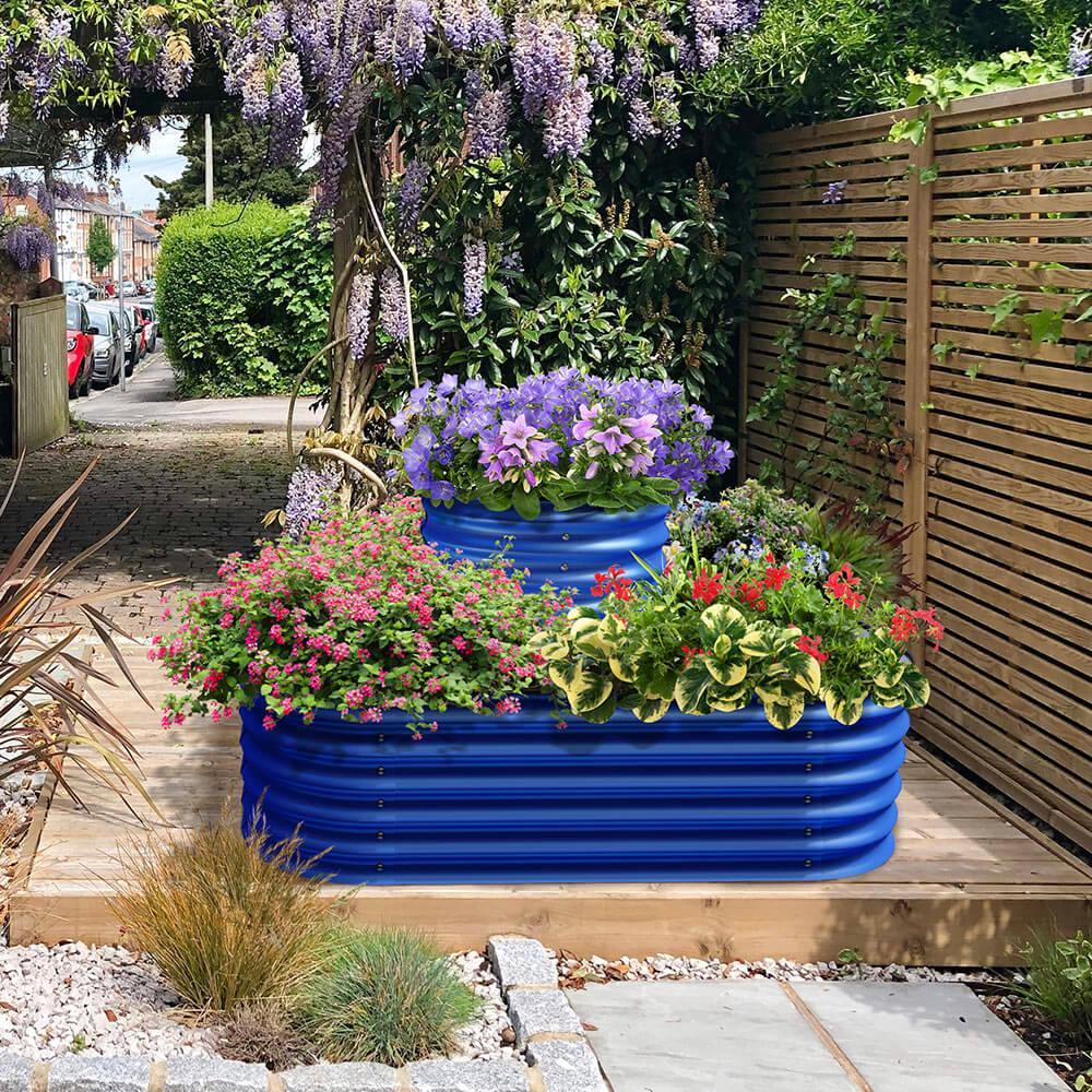 Olle 4-Style Modular Galvanized Raised Garden Beds [Build 1 of 4 Configurations] - Energize Trek