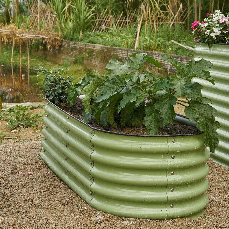 Olle 4-Style Modular Galvanized Raised Garden Beds [Build 1 of 4 Configurations] - Energize Trek