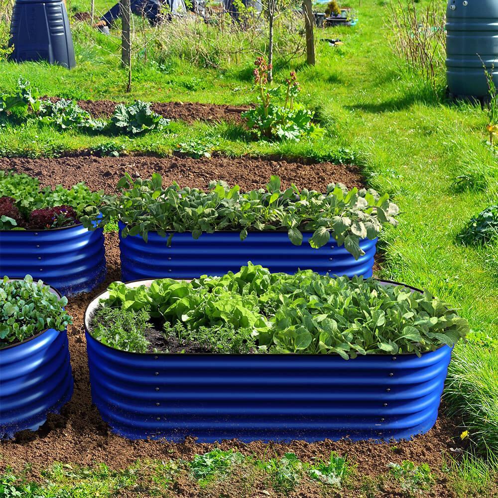 Olle 4-Style Modular Galvanized Raised Garden Beds [Build 1 of 4 Configurations] - Energize Trek