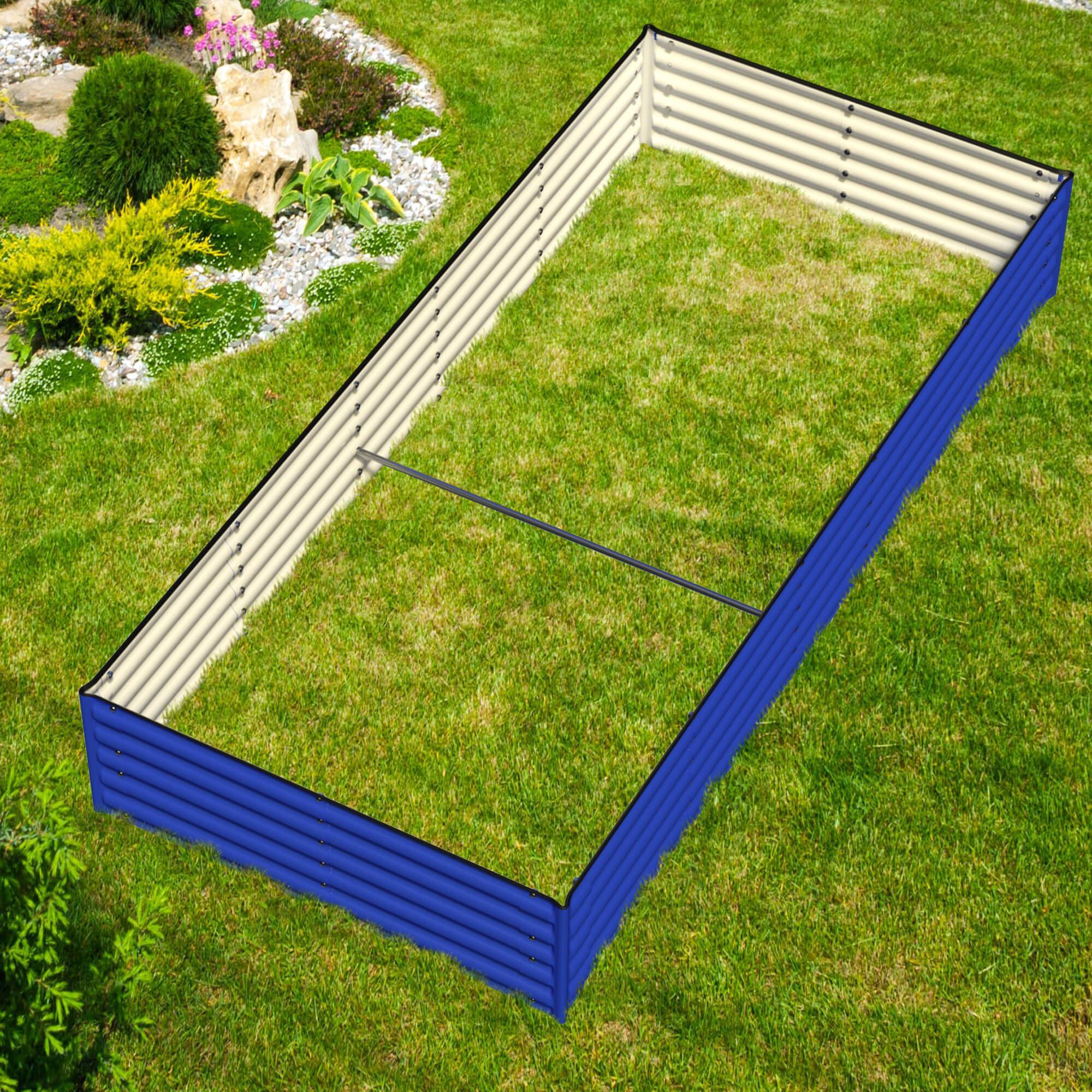 Olle Gardens 17" Tall Rectangle Infinity Raised Garden Bed - Energize Trek