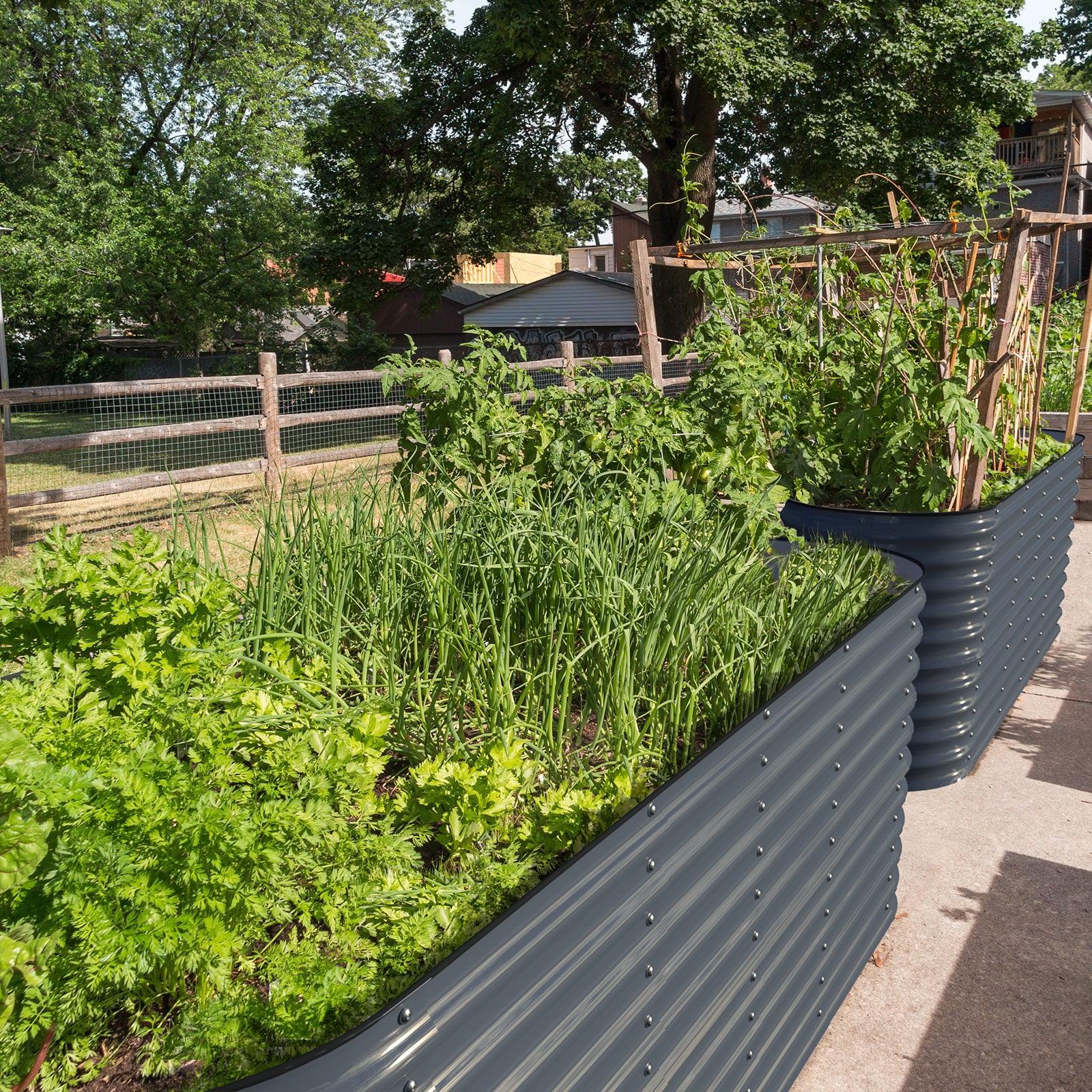 Olle Gardens 32" Tall, 12-in-1 Raised Garden Bed - Energize Trek