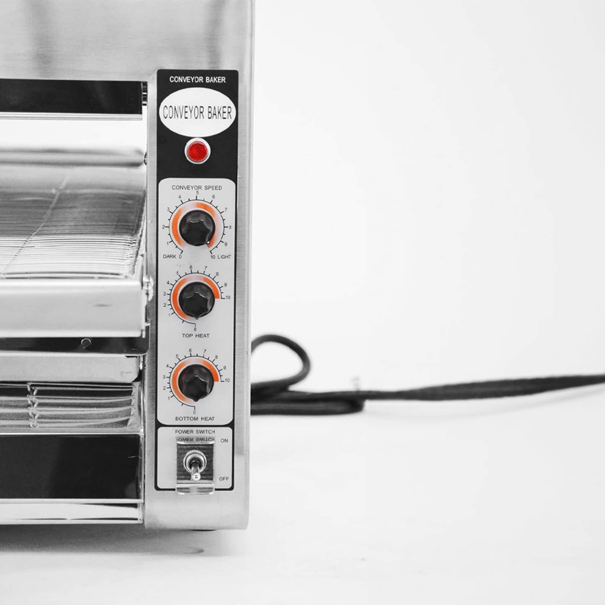 Omcan Premium Commercial Stainless Steel Conveyor Restaurant Countertop Pizza Baking Oven, 3600W (SAK48164) - Energize Trek