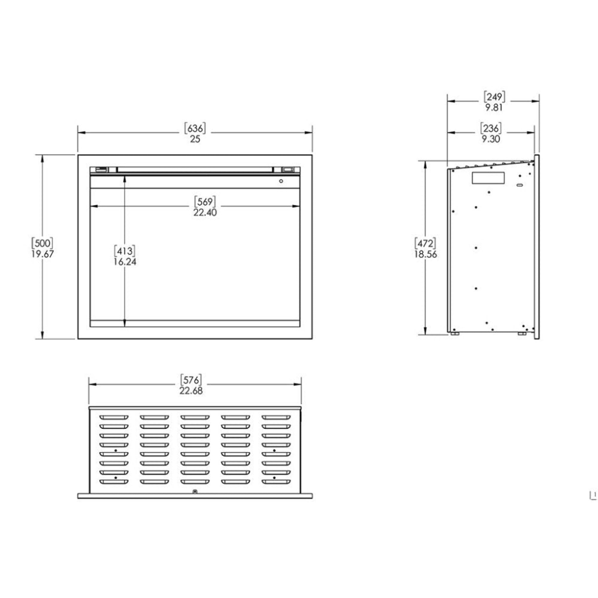 Modern Flames Orion Traditional 26" Heliovision Electric Fireplace [OR26-TRAD] (SAK51873) - Energize Trek