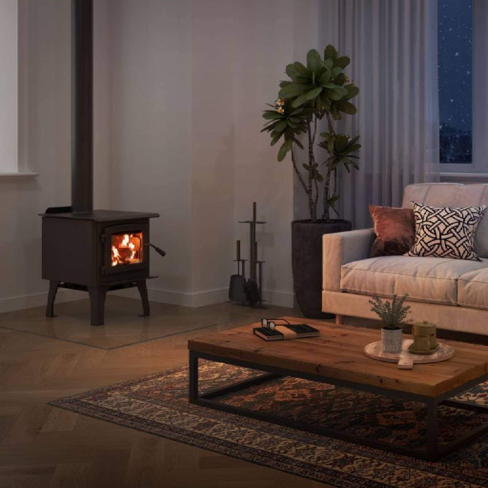 Osburn 950 Small Wood-Burning Stove [OB00950] (SAK94016) - Energize Trek