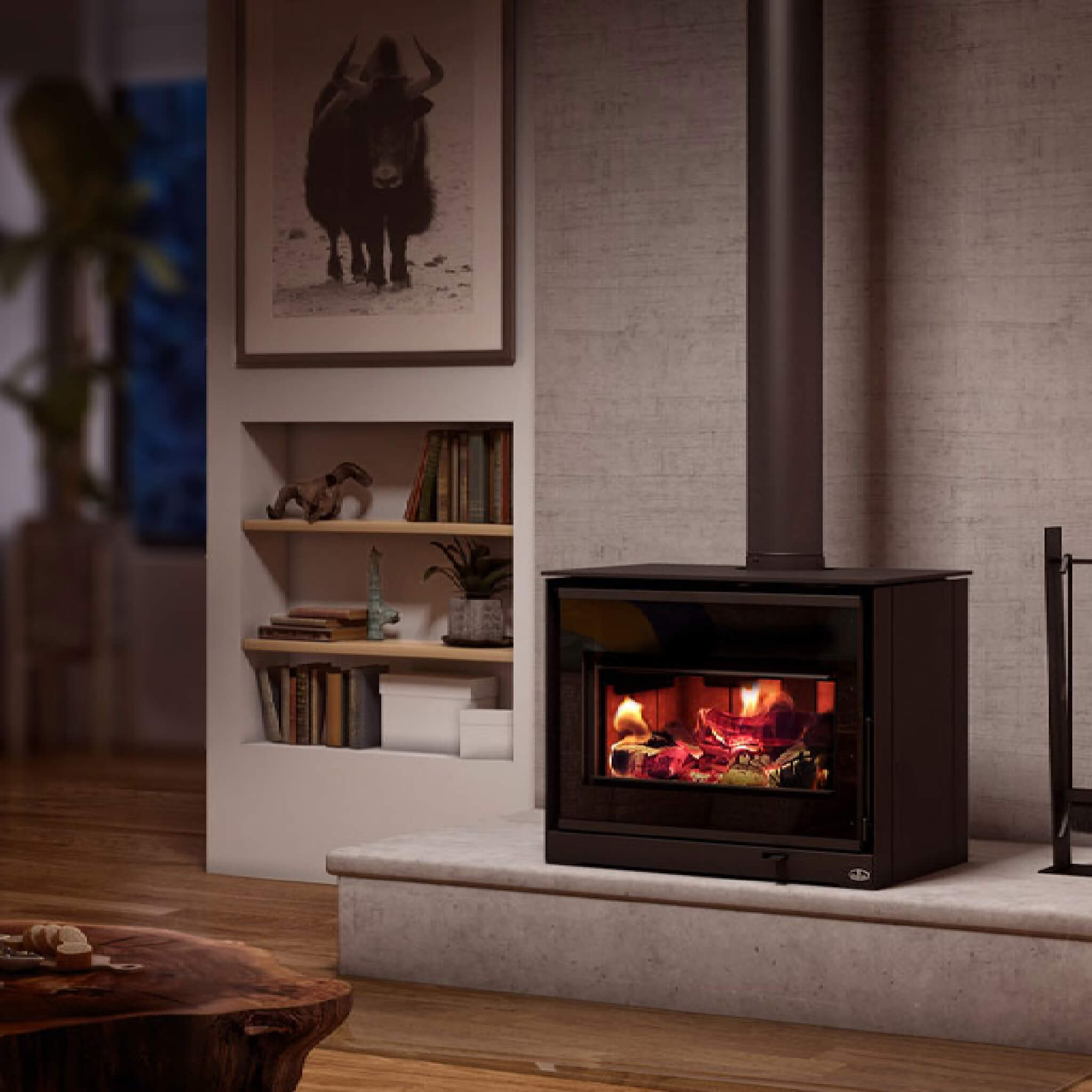 Osburn Inspire 2000 Premium 75K BTU Wood Stove [OB02042] (SAK78123) - Energize Trek