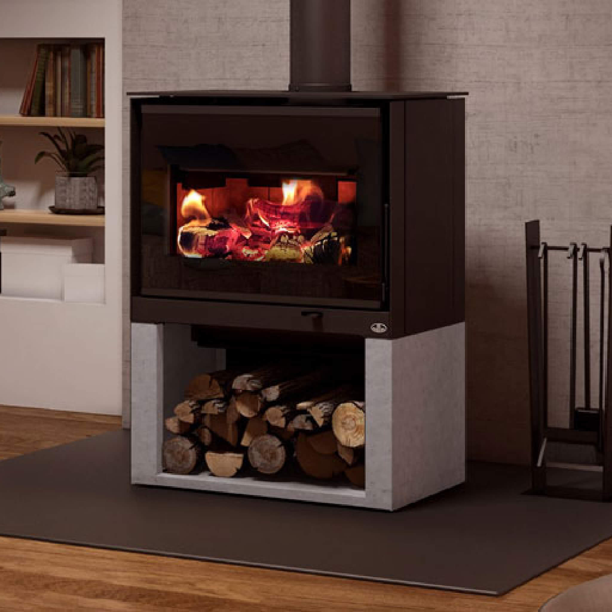 Osburn Inspire 2000 Premium 75K BTU Wood Stove [OB02042] (SAK78123) - Energize Trek