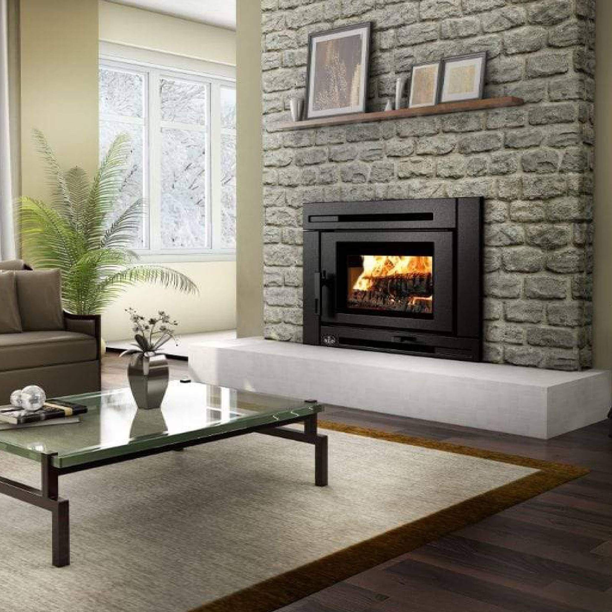 Osburn Matrix 2000 Wood Black Fireplace Insert [OB02028] (SAK90214) - Energize Trek