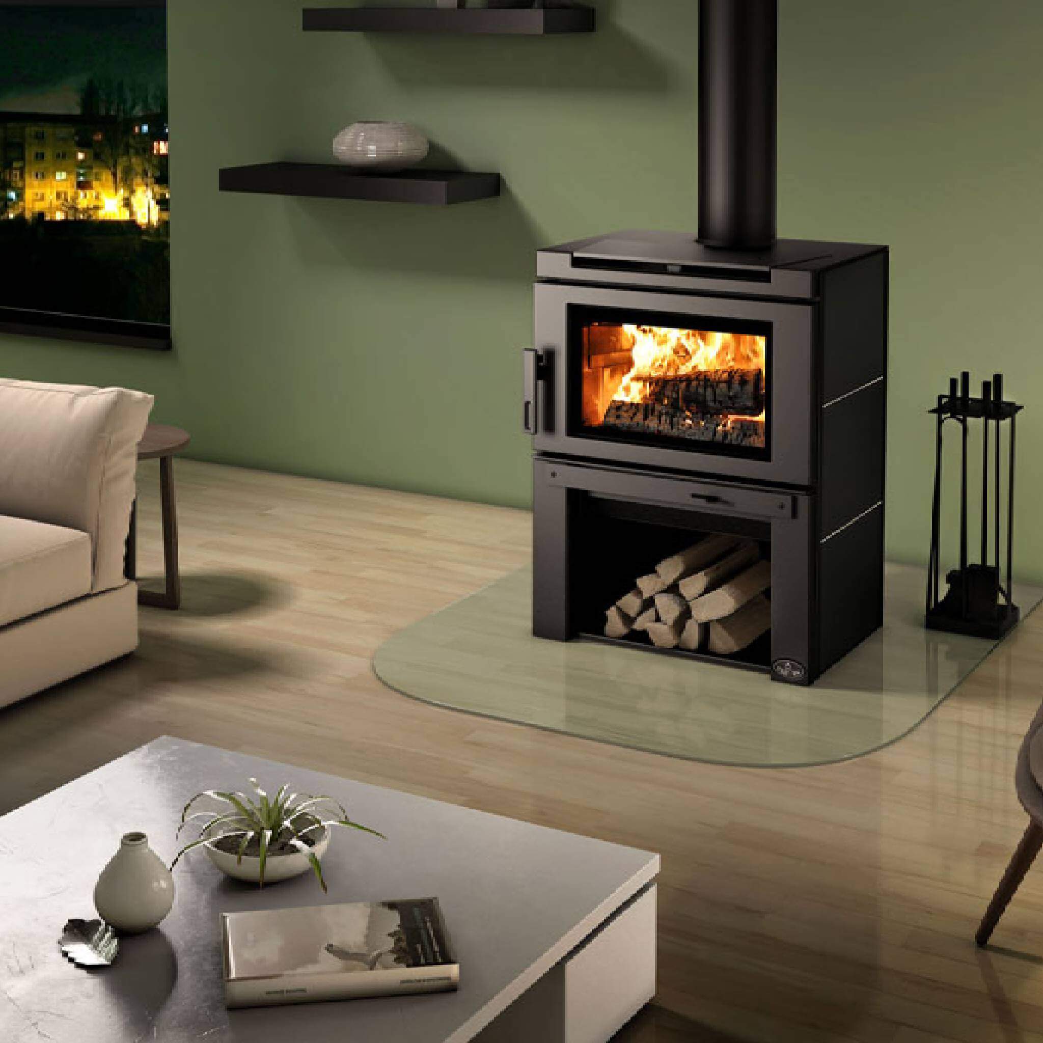 Osburn Matrix Wood 75K BTU Stove With Blower [OB02032] (SAK48715) - Energize Trek