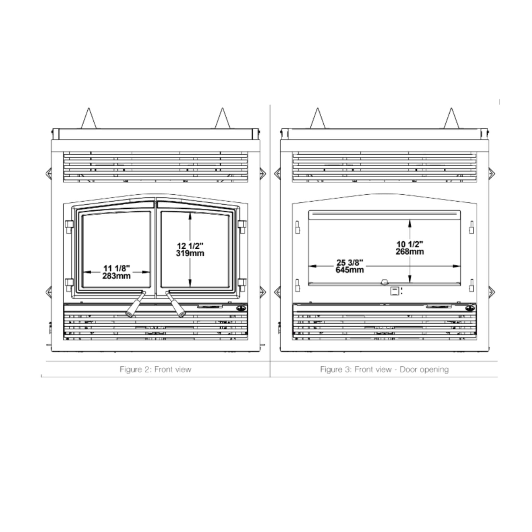 Osburn Stratford II Wood-Burning Fireplace Insert [OB04007] (SAK31578) - Energize Trek