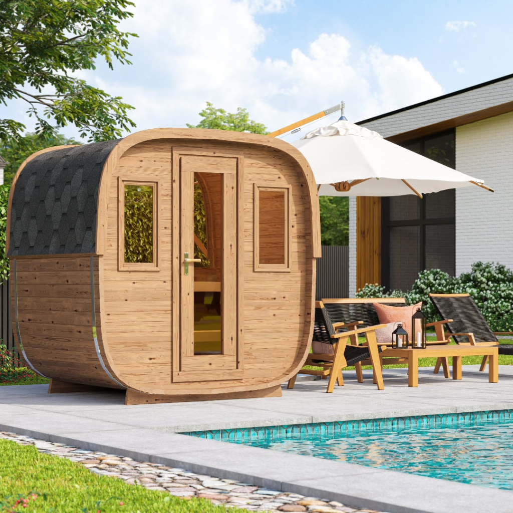 SAUNA EVOLUTION® Square Sauna Minimalist Refresh 6 - Energize Trek