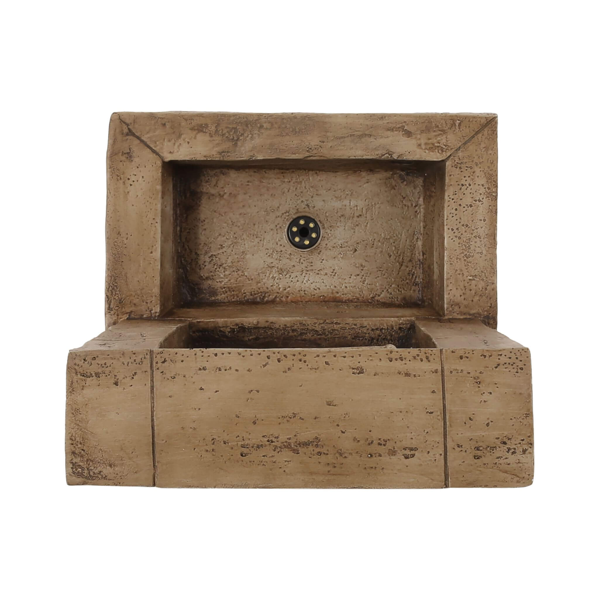 Premium 35 Inch Hand-Crafted Weather-Resistant Waterfall Fountain With LED Lights (SAK86757) - Energize Trek