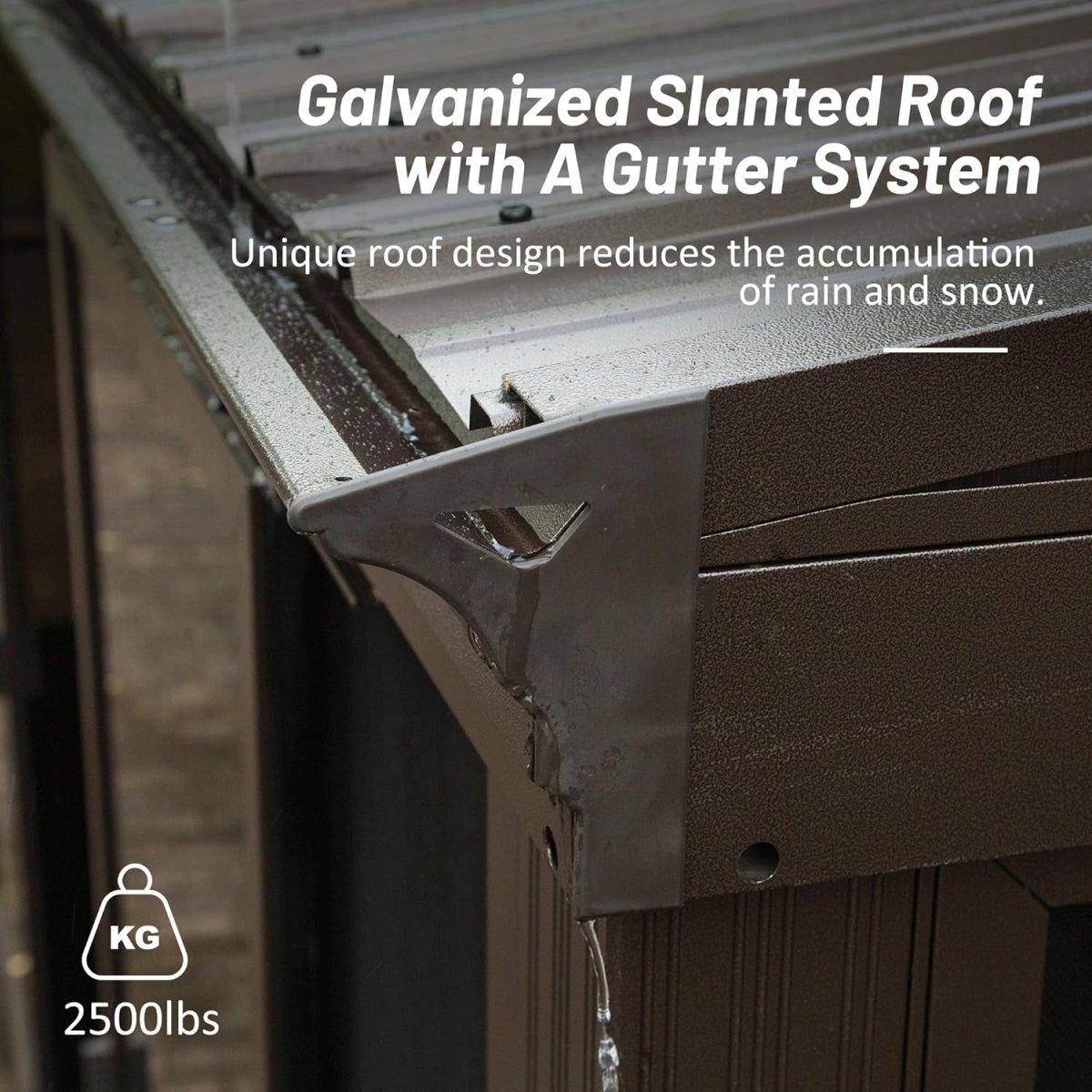 [10x12FT] Premium Against Wall Mounted Solarium Sunroom With Galvanized Steel Sloping Roof (SAK96375) - Energize Trek