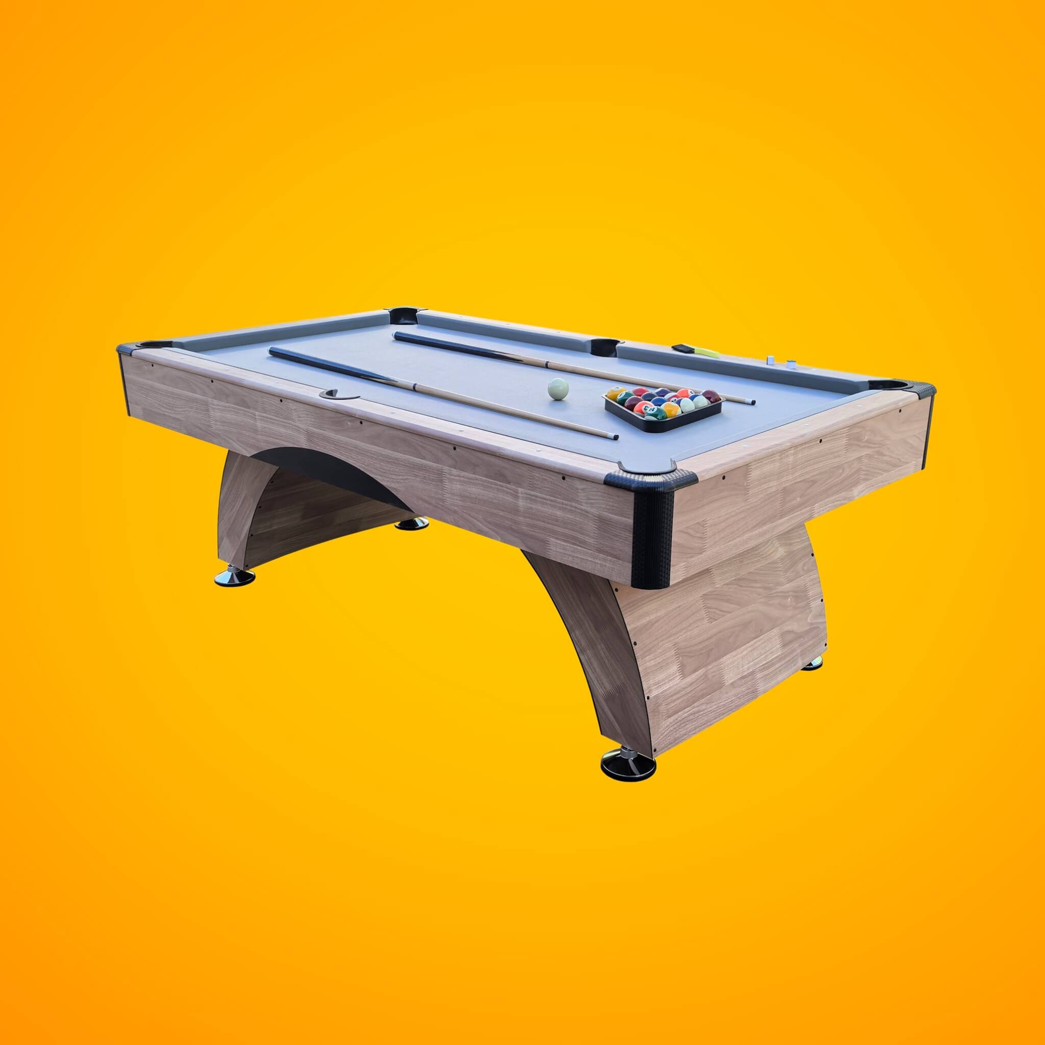Premium Billiards Pool Wood Table for Home Game Rooms, 7FT (SAK14517) - Energize Trek