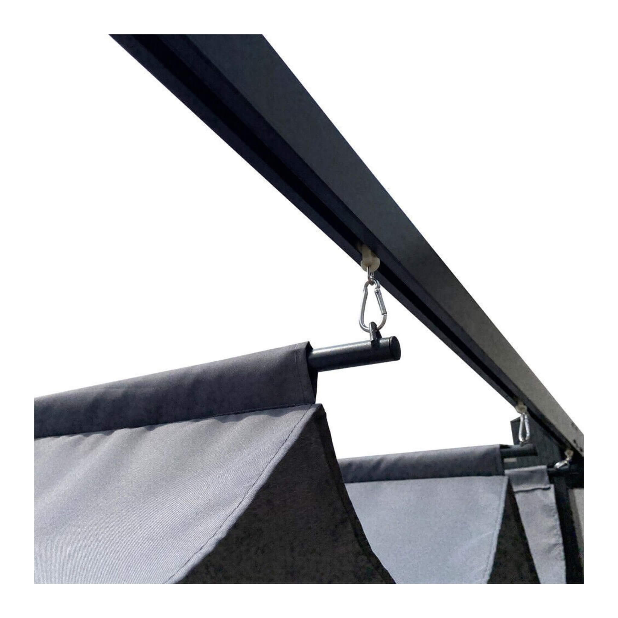 [10x13FT] Premium Outdoor Patio Retractable Pergola With Canopy (SAK01864) - Energize Trek