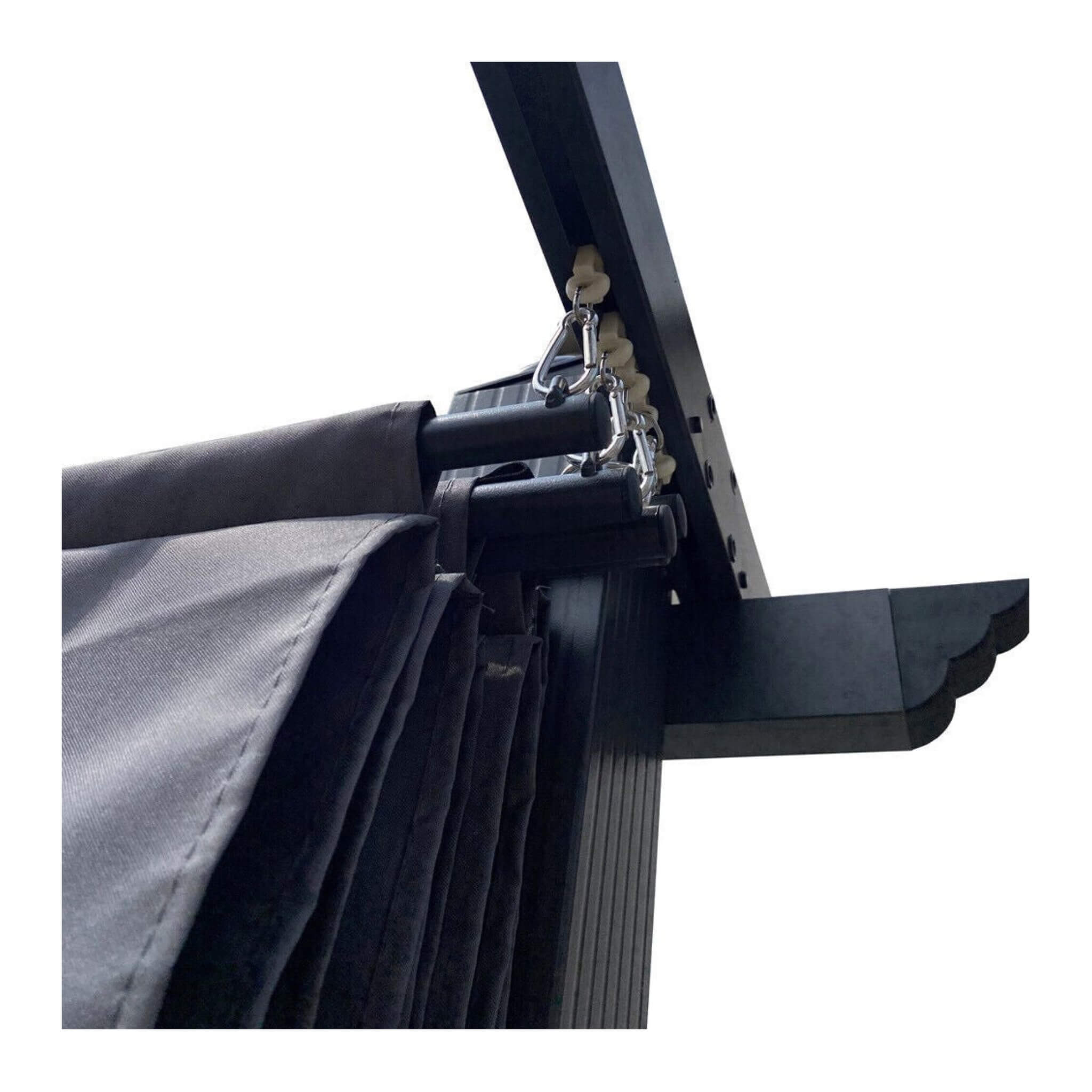 [10x13FT] Premium Outdoor Patio Retractable Pergola With Canopy (SAK01864) - Energize Trek