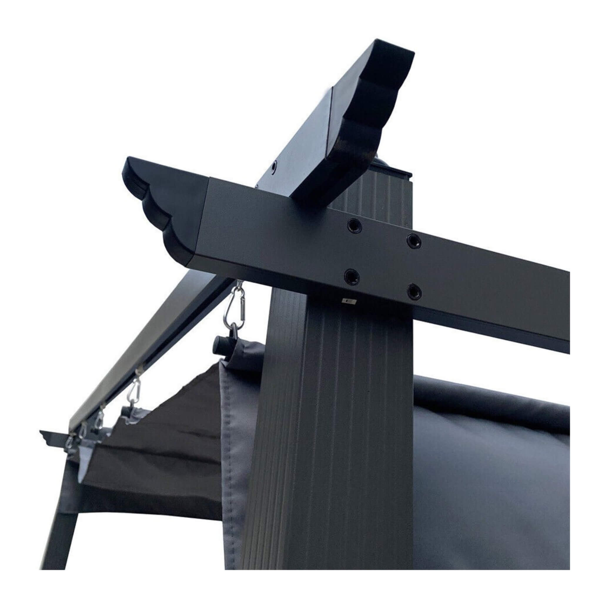 [10x13FT] Premium Outdoor Patio Retractable Pergola With Canopy (SAK01864) - Energize Trek