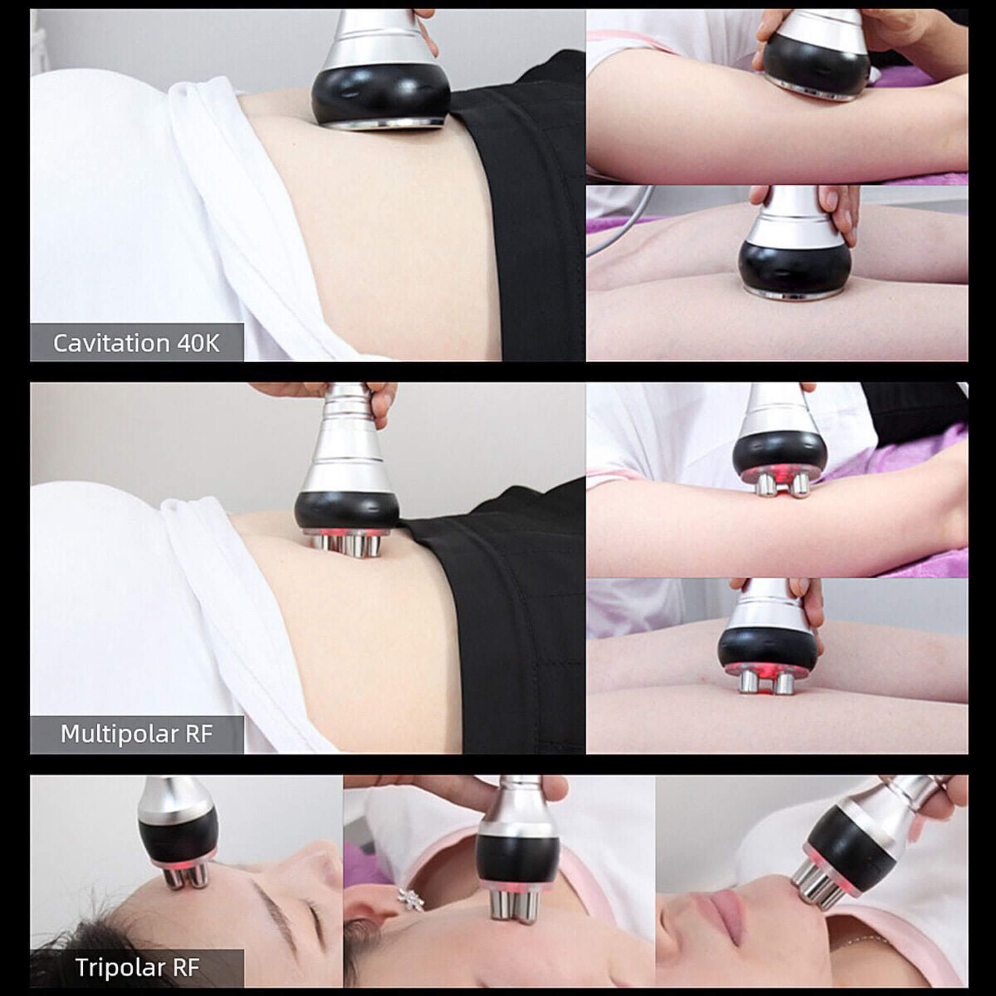 Professional Ultrasonic Cavitation RF Laser Lipo Machine -  Fat Reduction & Weight Loss (SAK95112) - Energize Trek