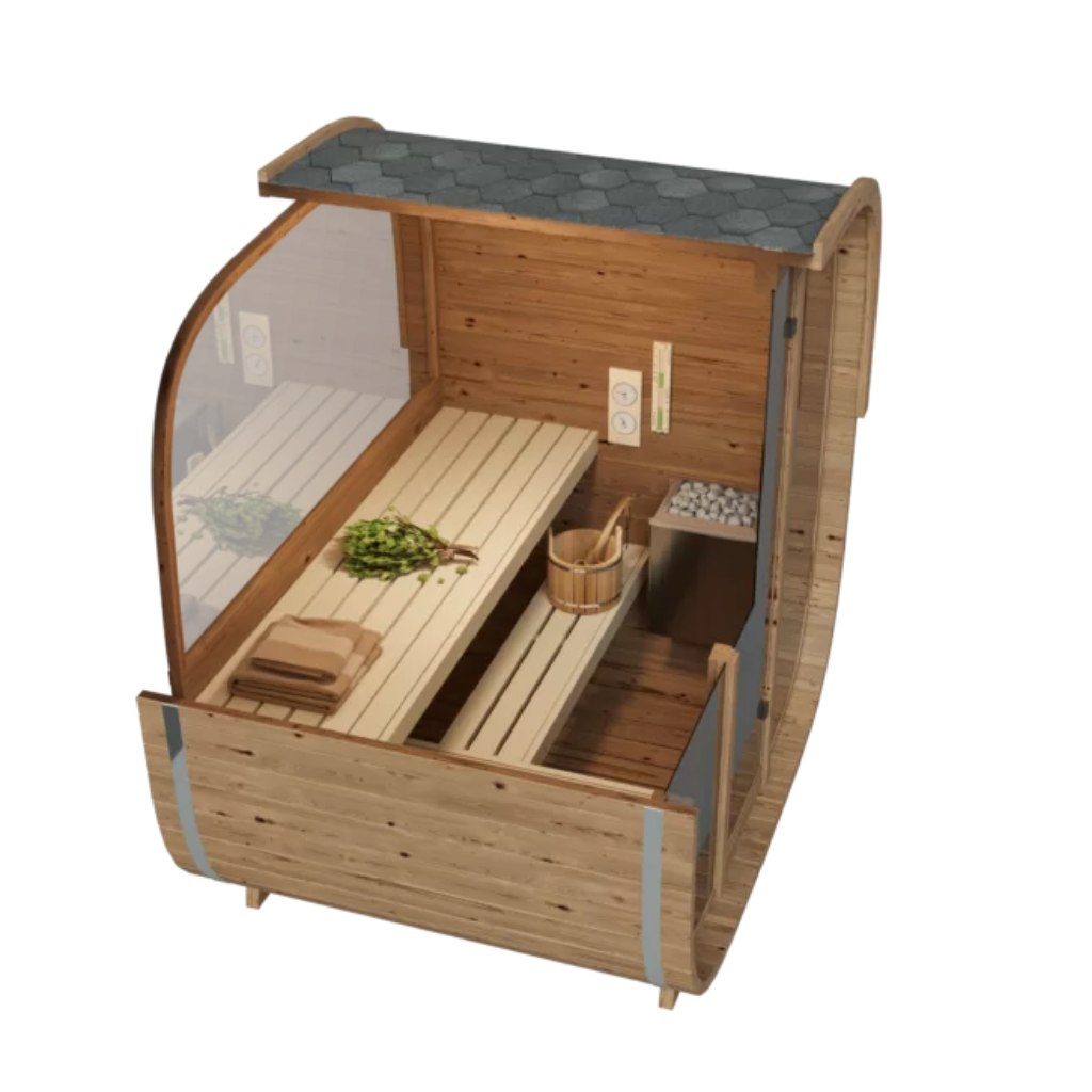 SAUNA EVOLUTION® Square Sauna Minimalist Refresh 6 - Energize Trek