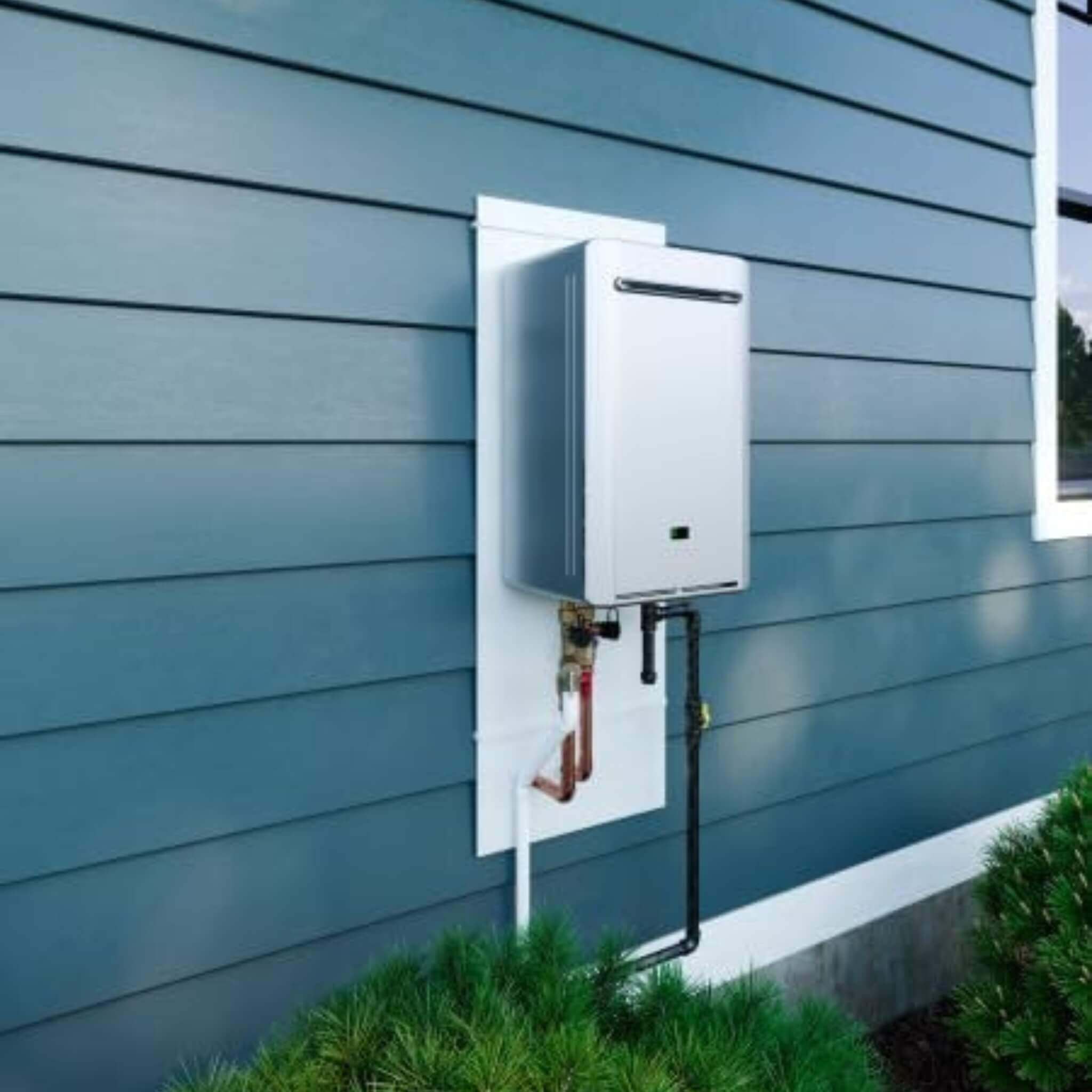 Rinnai 8.5 GPM 180K BTU Residential Outdoor Liquid Propane Tankless Water Heater [351-RE180EP] (SAK19876) - Energize Trek