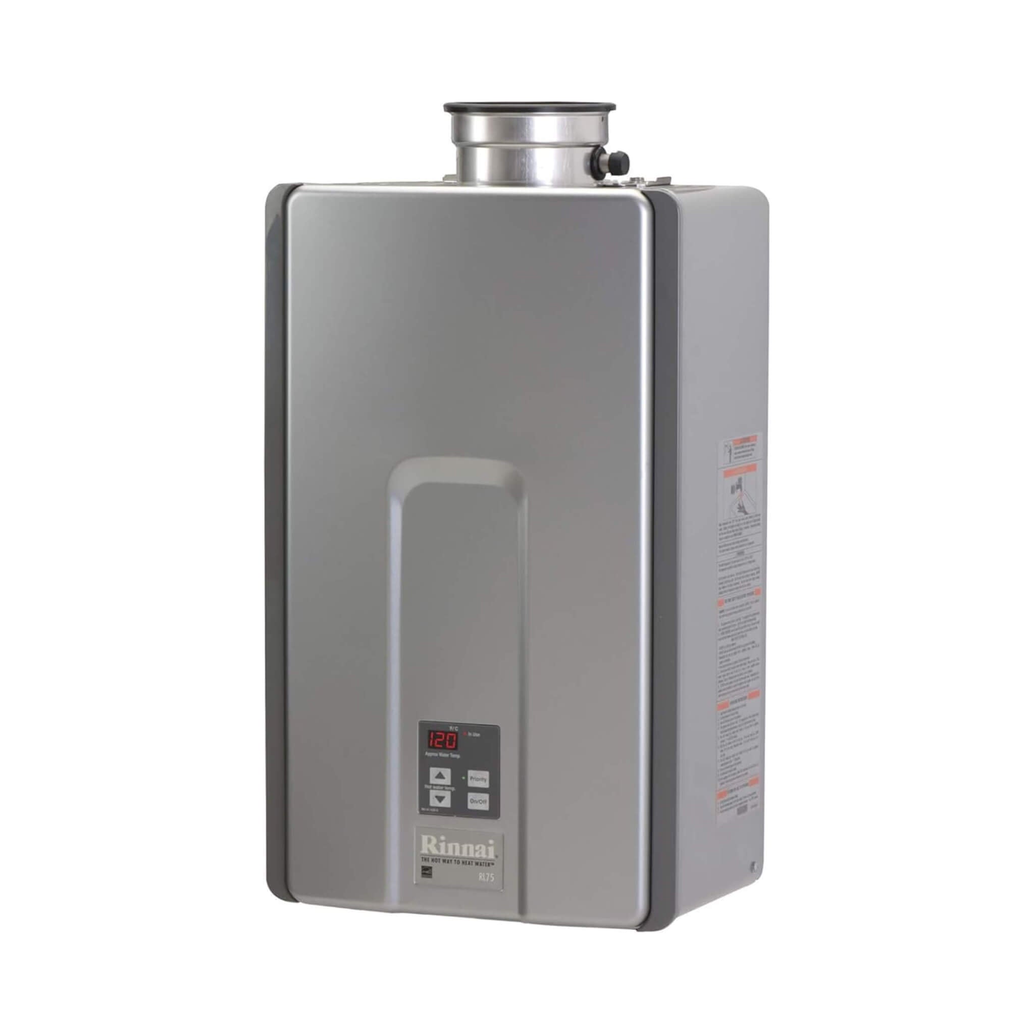 Rinnai HE+ 7.5 GPM Internal High Efficiency Non Condensing Tankless Water Heater [351-RL75IN] (SAK81574) - Energize Trek