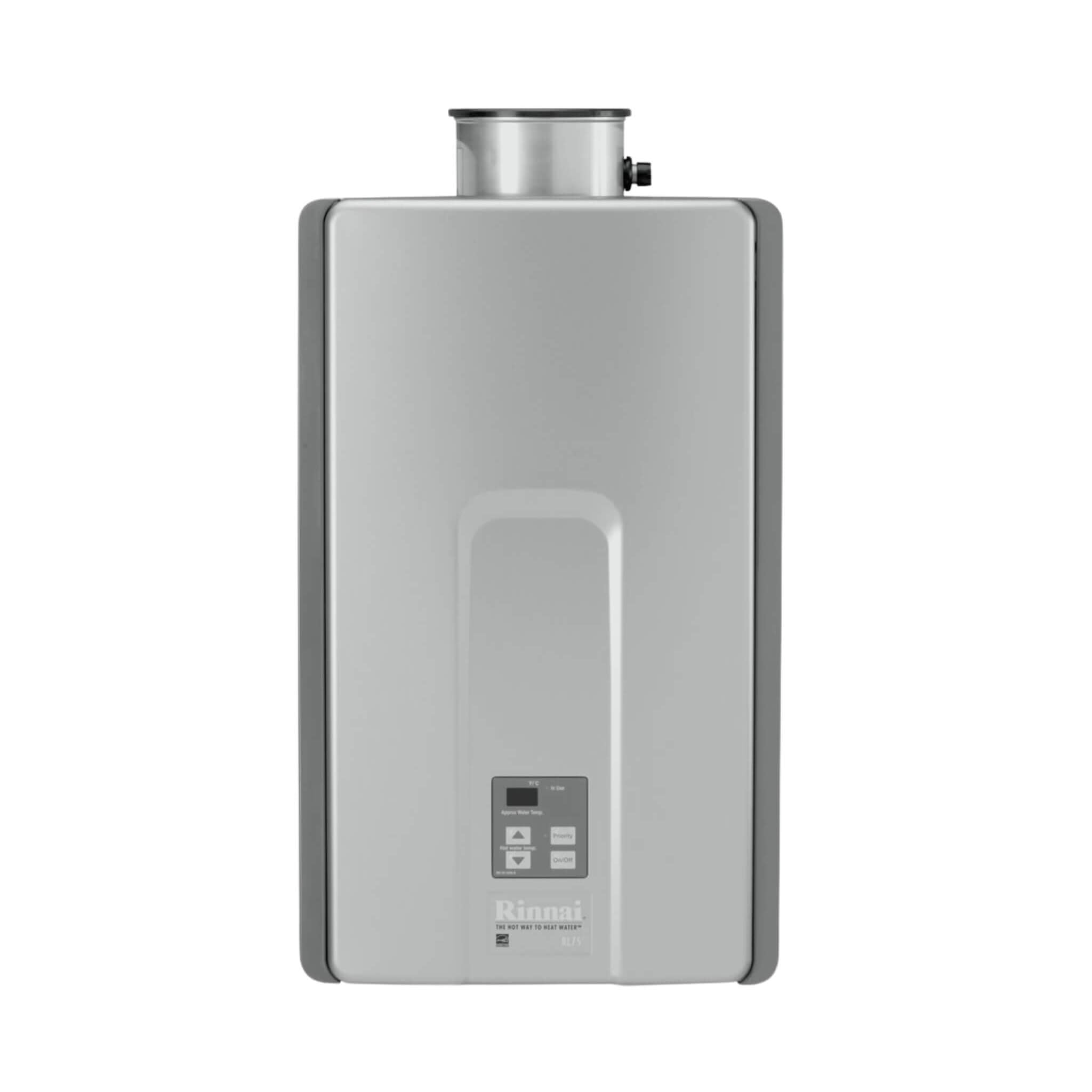 Rinnai HE+ 7.5 GPM Internal High Efficiency Non Condensing Tankless Water Heater [351-RL75IN] (SAK81574) - Energize Trek