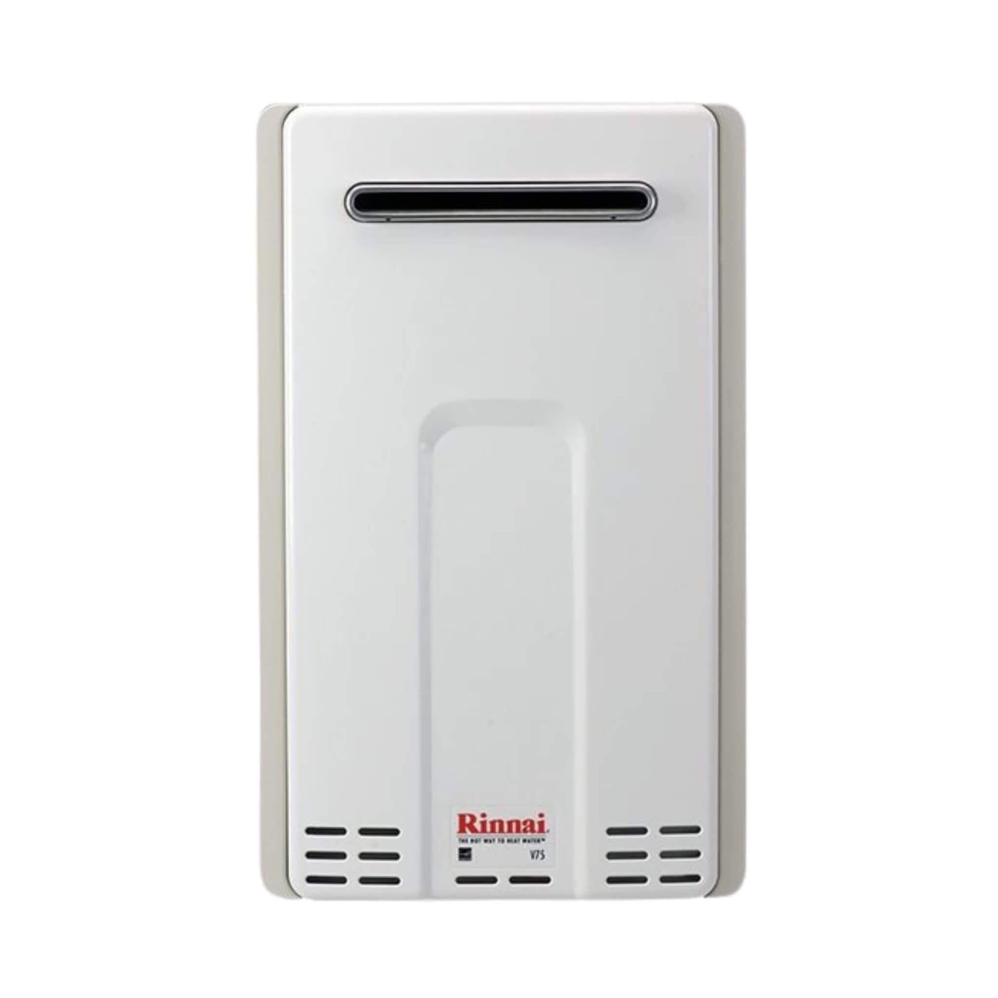Rinnai HE 7.5 GPM Residential Outdoor Propane Non Condensing Tankless Water Heater [351-V75EP] (SAK28107) - Energize Trek