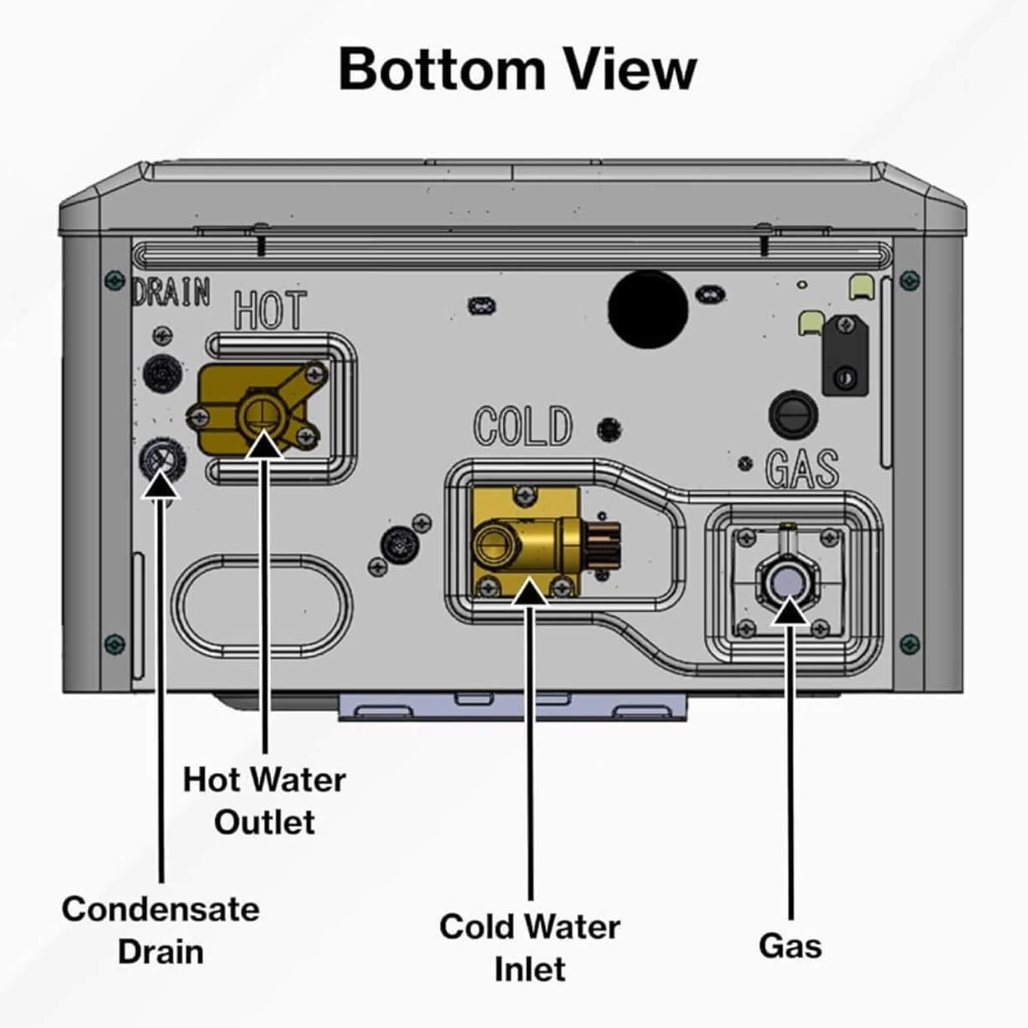 Rinnai Sensei CX 11 GPM Commercial High Efficiency Tankless Water Heater [351-CX199IN] (SAK75016) - Energize Trek