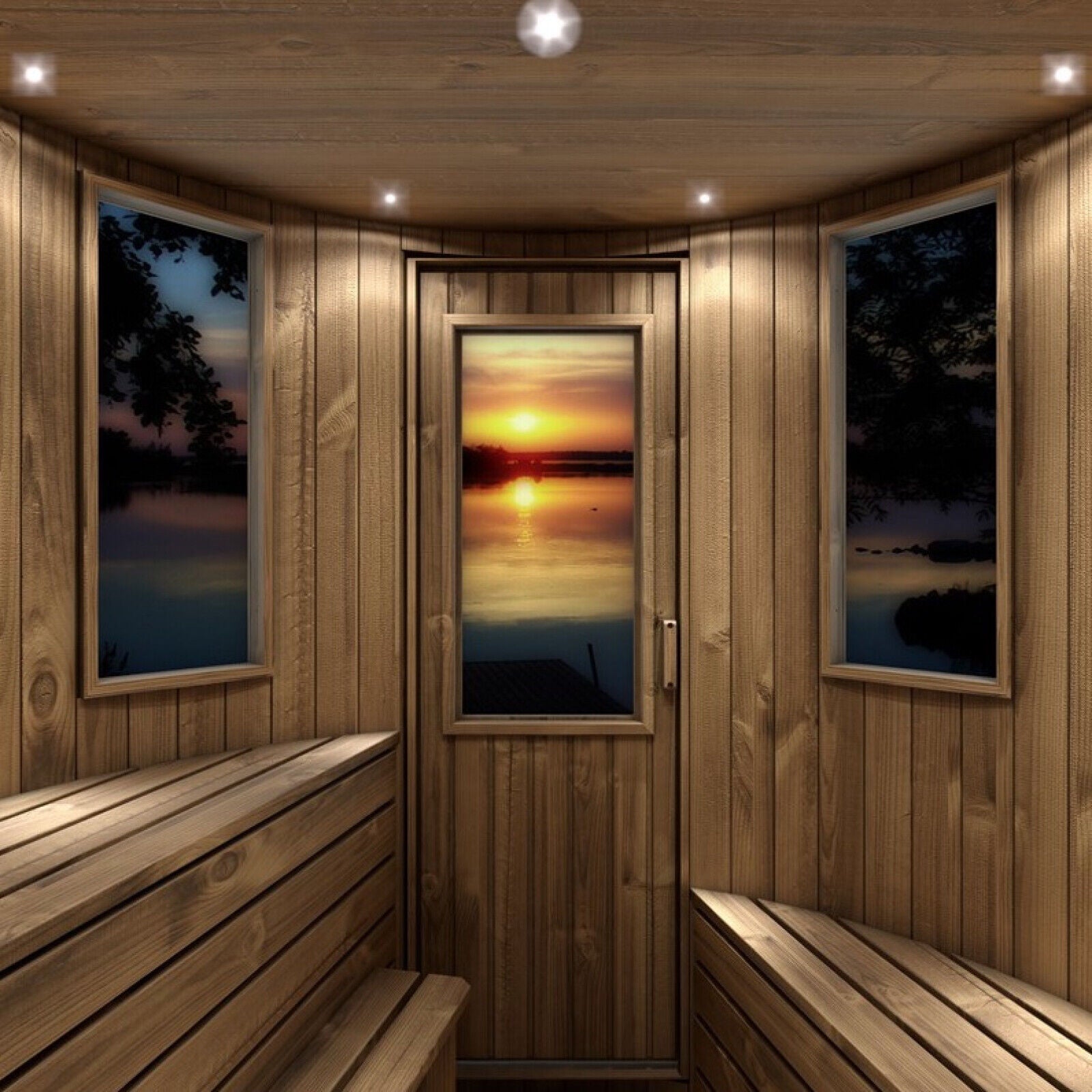 SAUNA EVOLUTION® Cabin Sauna Eco Oasis 6 - Energize Trek