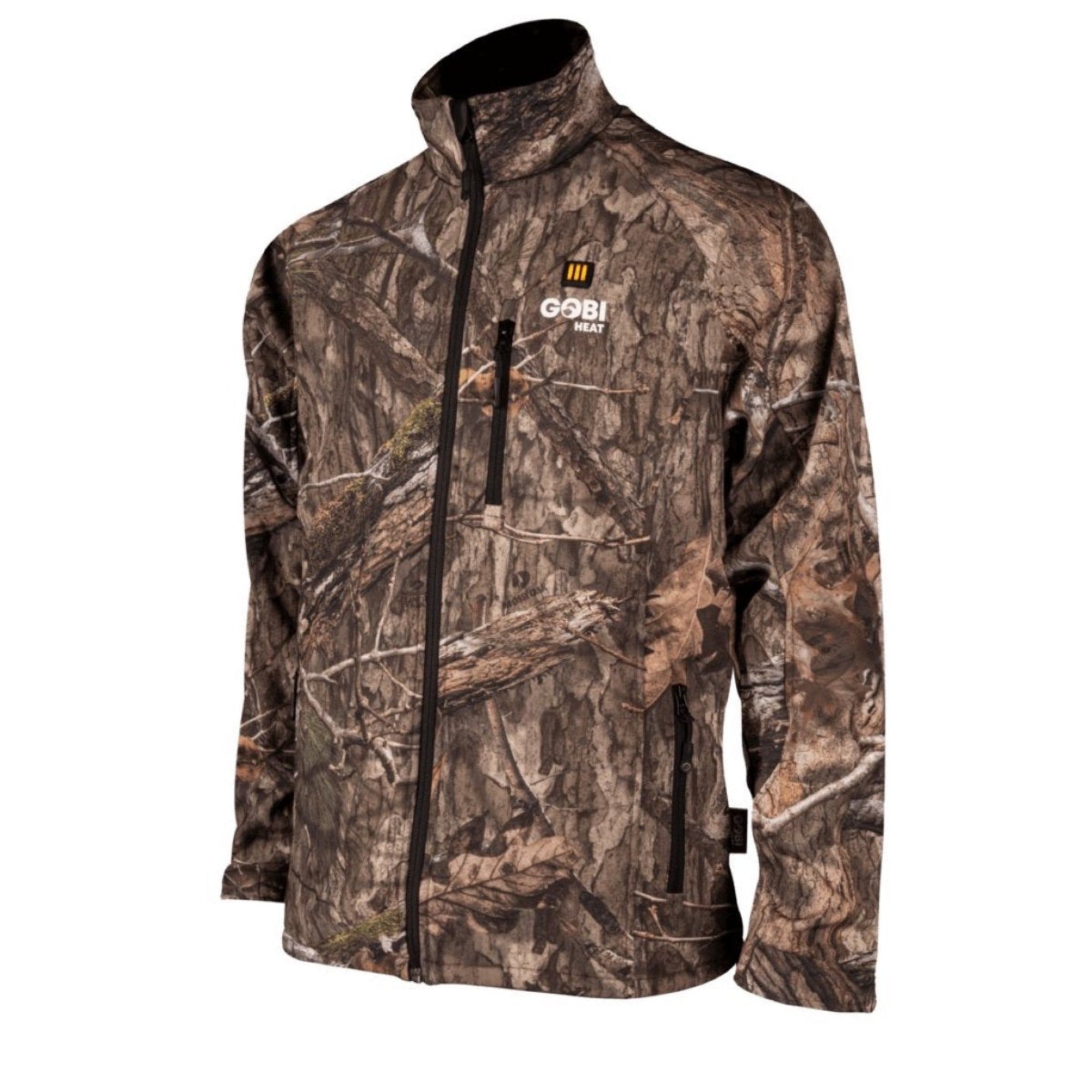 Sahara Heated Hunting Jacket - Mossy Oak Camo - Energize Trek