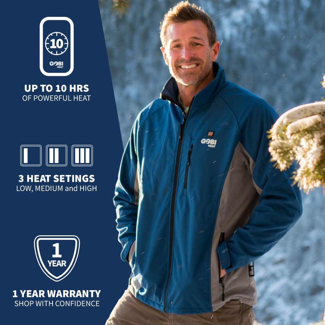 Sahara Mens Heated Jacket - Energize Trek