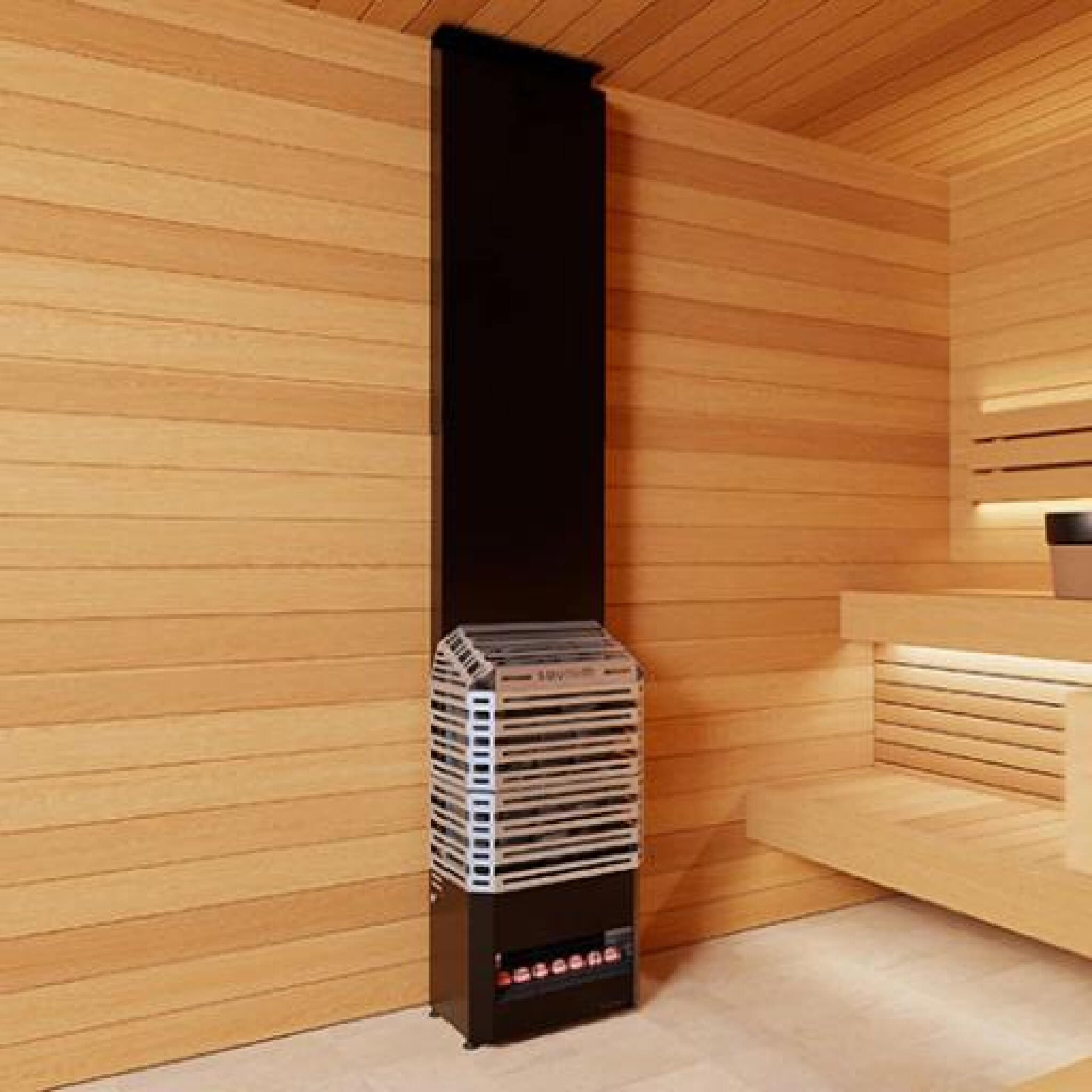 Saunum Air 5/7 Sauna Heater With Climate Equalizer, AirIQ Wi-Fi Control & Stones (SAK32184) - Energize Trek
