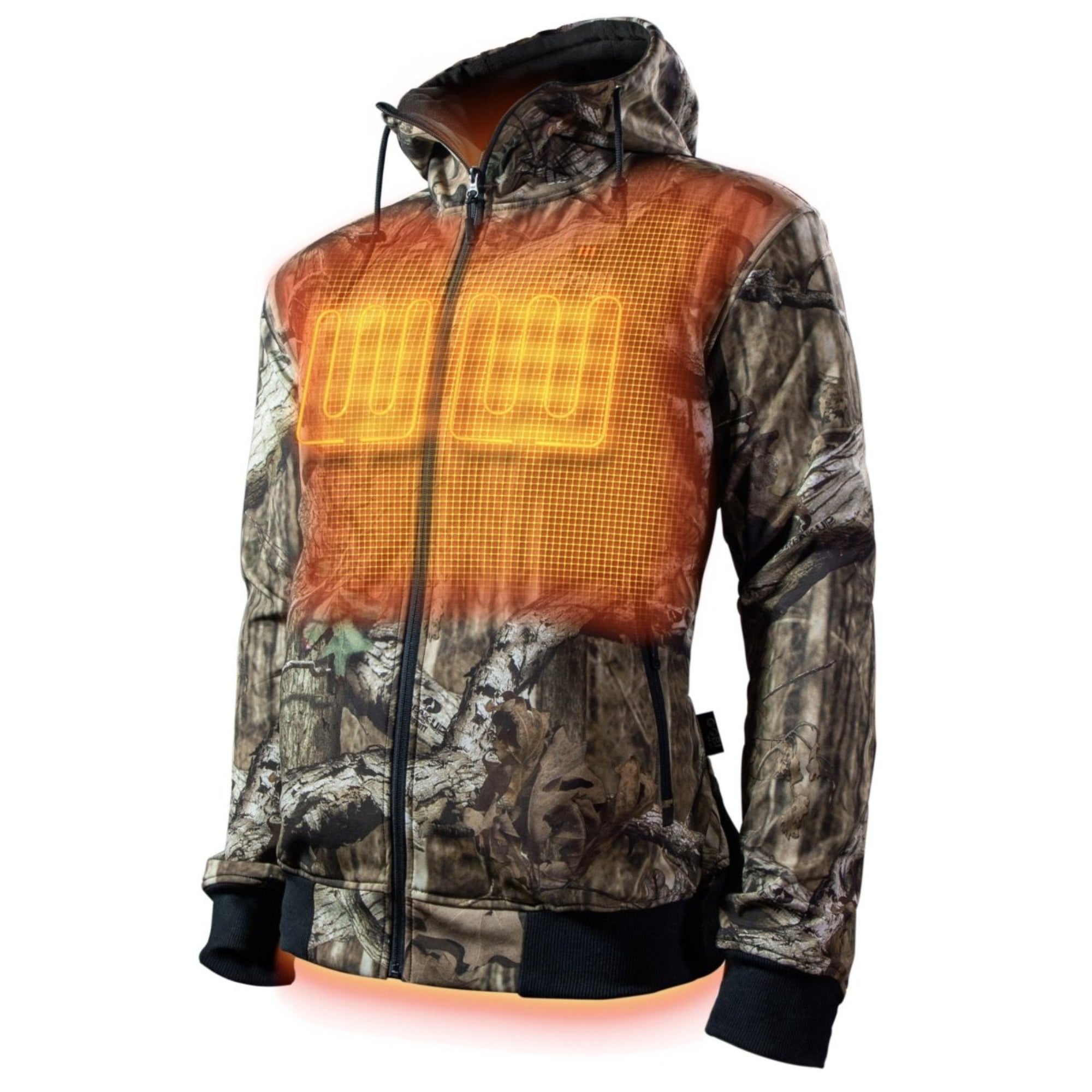 Shadow Men's Heated Hunting Hoodie - Available in Mossy Oak® and Real Tree® - Energize Trek