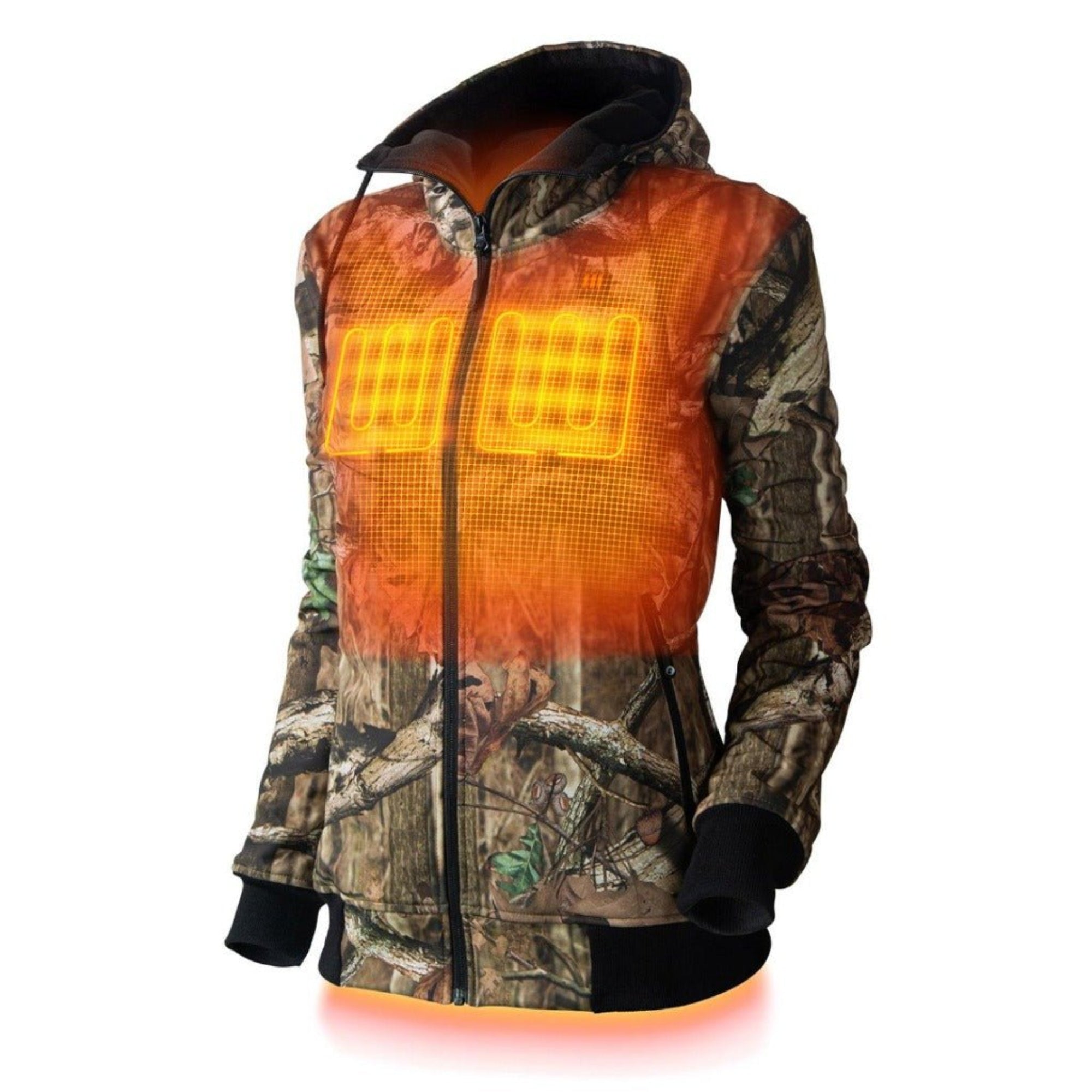 Shadow Women's Heated Hunting Hoodie - Available in Mossy Oak® and Real Tree® - Energize Trek