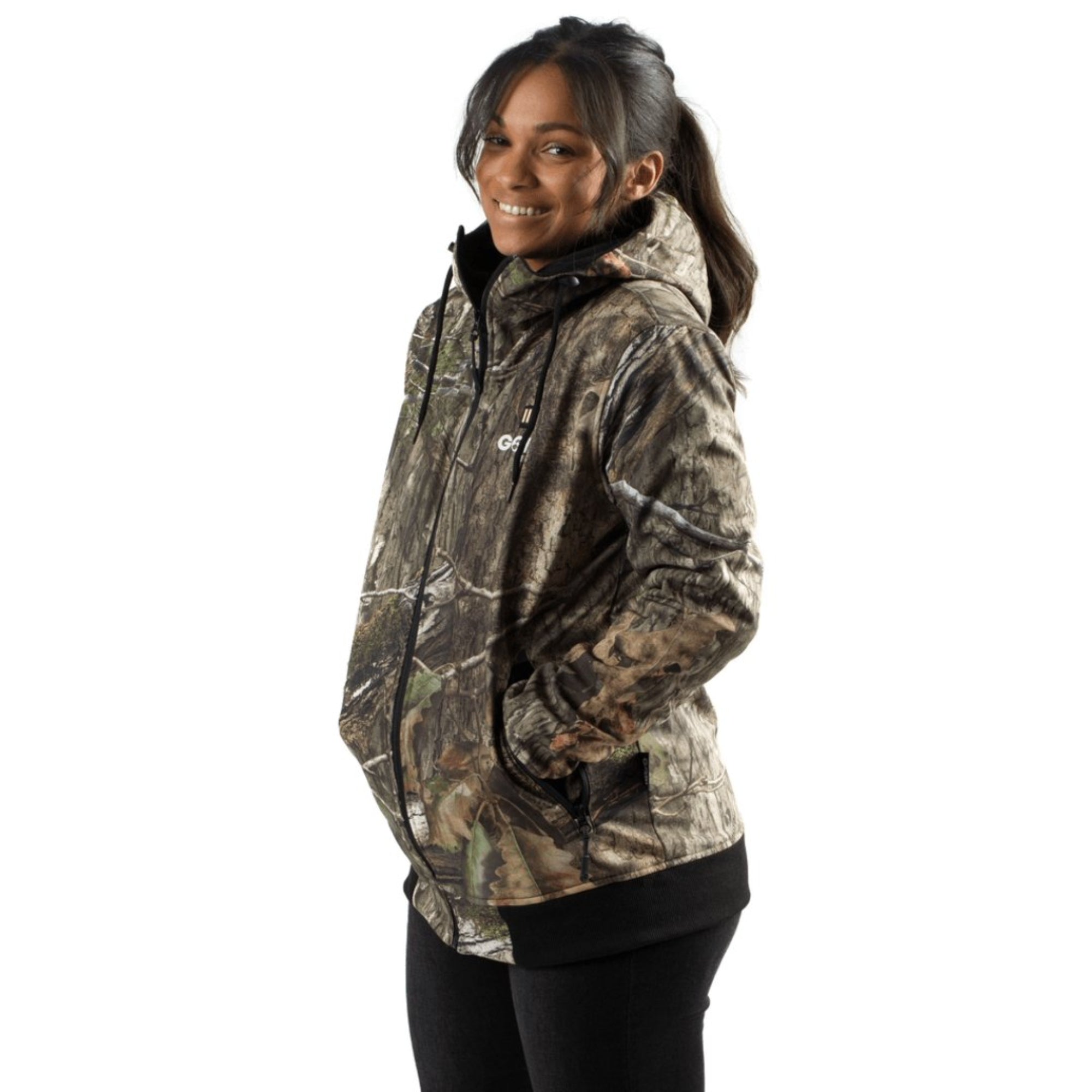 Shadow Women's Heated Hunting Hoodie - Available in Mossy Oak® and Real Tree® - Energize Trek