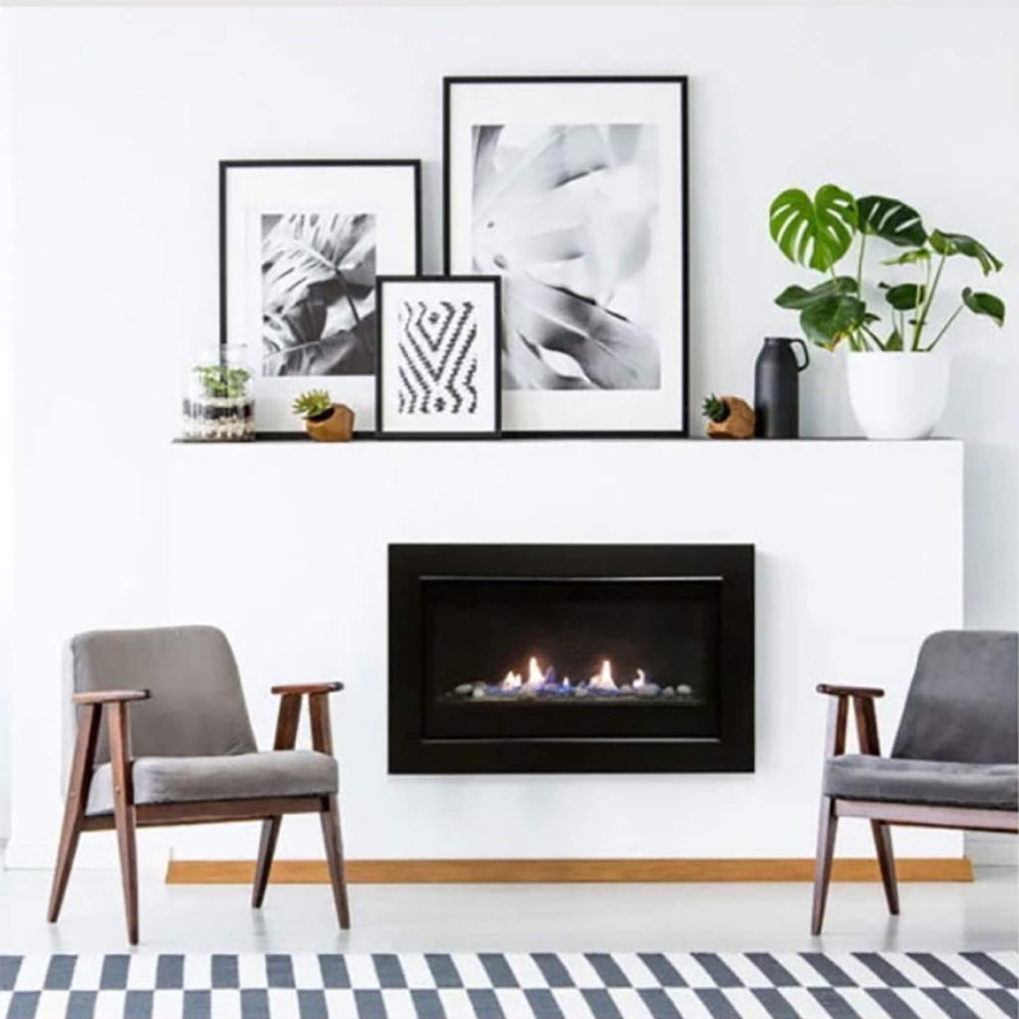 Sierra Flame Boston 36" Gas-Burning Direct Vent Builder's Linear Fireplace [BOSTON-36-NG-EI] (SAK81297) - Energize Trek